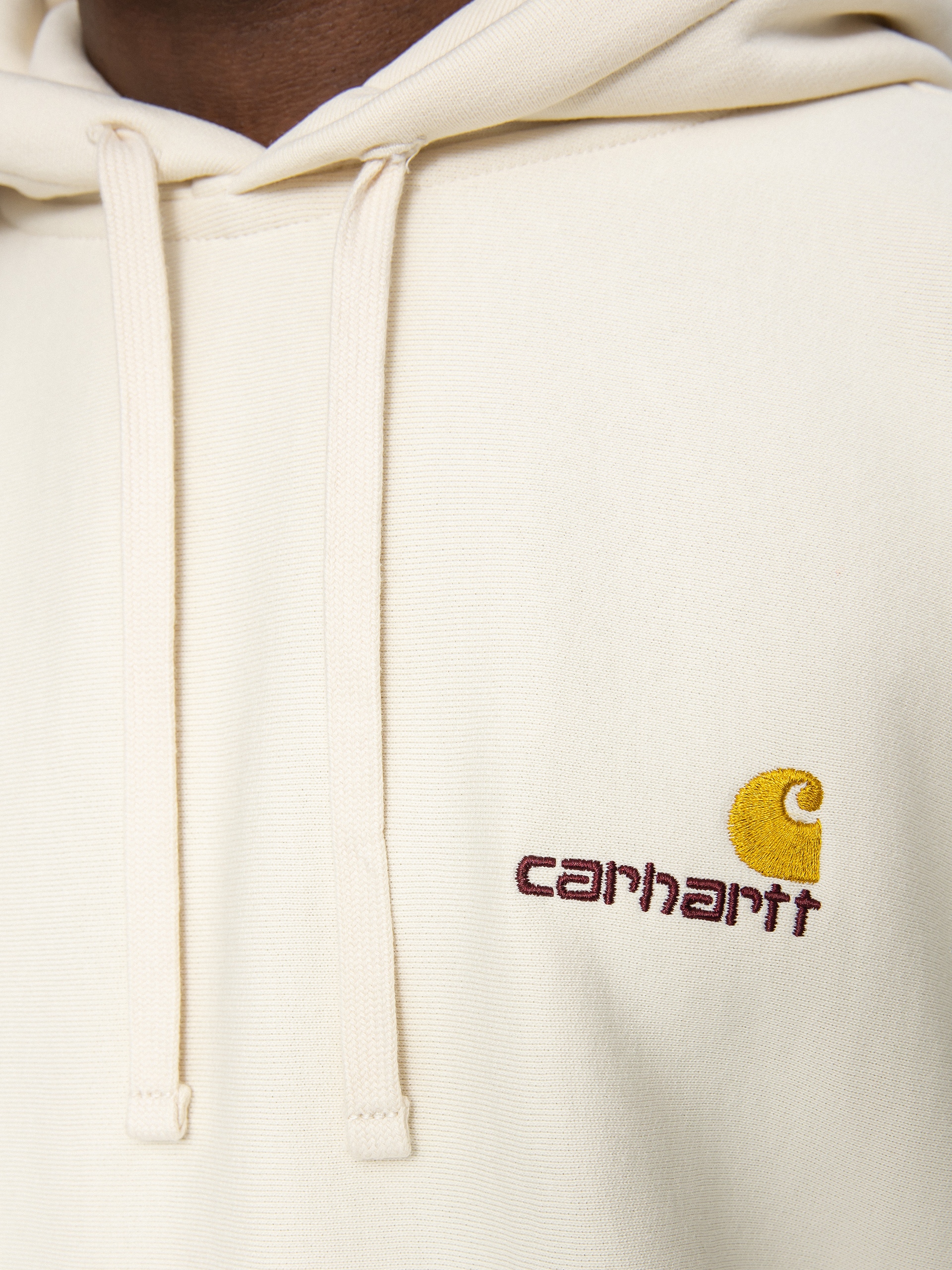Carhartt WIP American Script HD Kapucnis pulóver (natural)