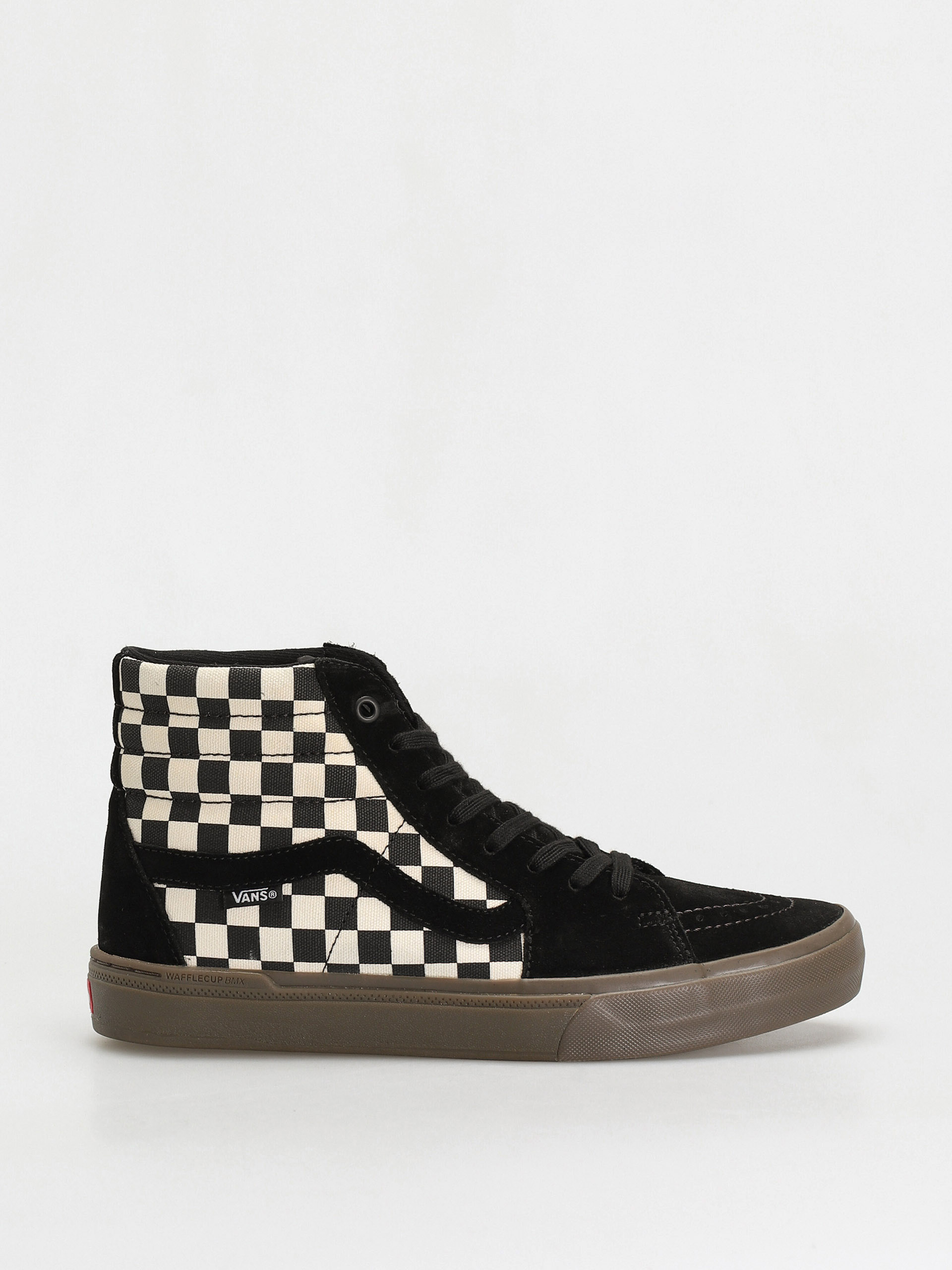 Vans Bmx Sk8 Hi Cipők (checkerboard black/dark gum)
