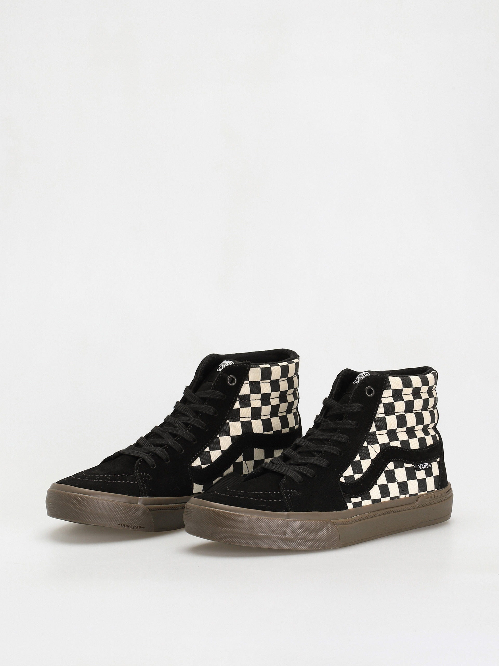 Vans Bmx Sk8 Hi Cipők (checkerboard black/dark gum)