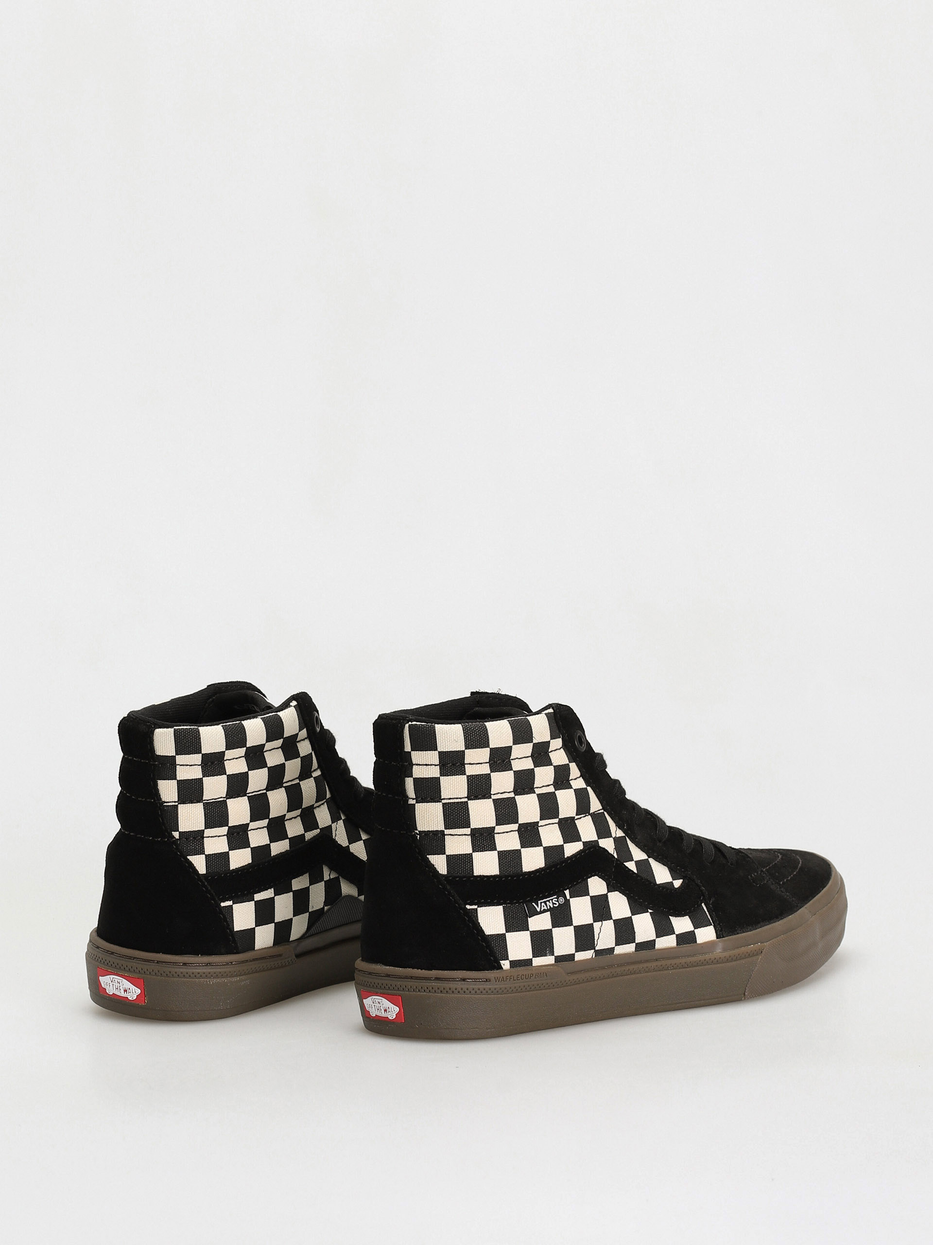 Vans Bmx Sk8 Hi Cipők (checkerboard black/dark gum)