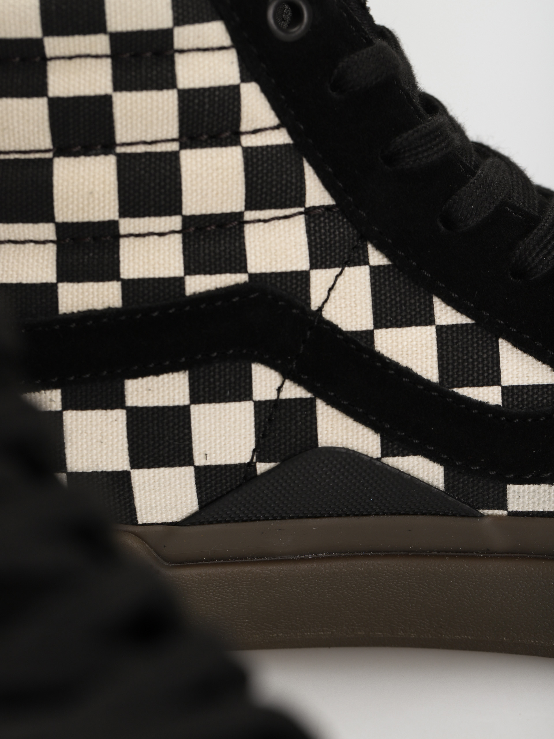 Vans Bmx Sk8 Hi Cipők (checkerboard black/dark gum)