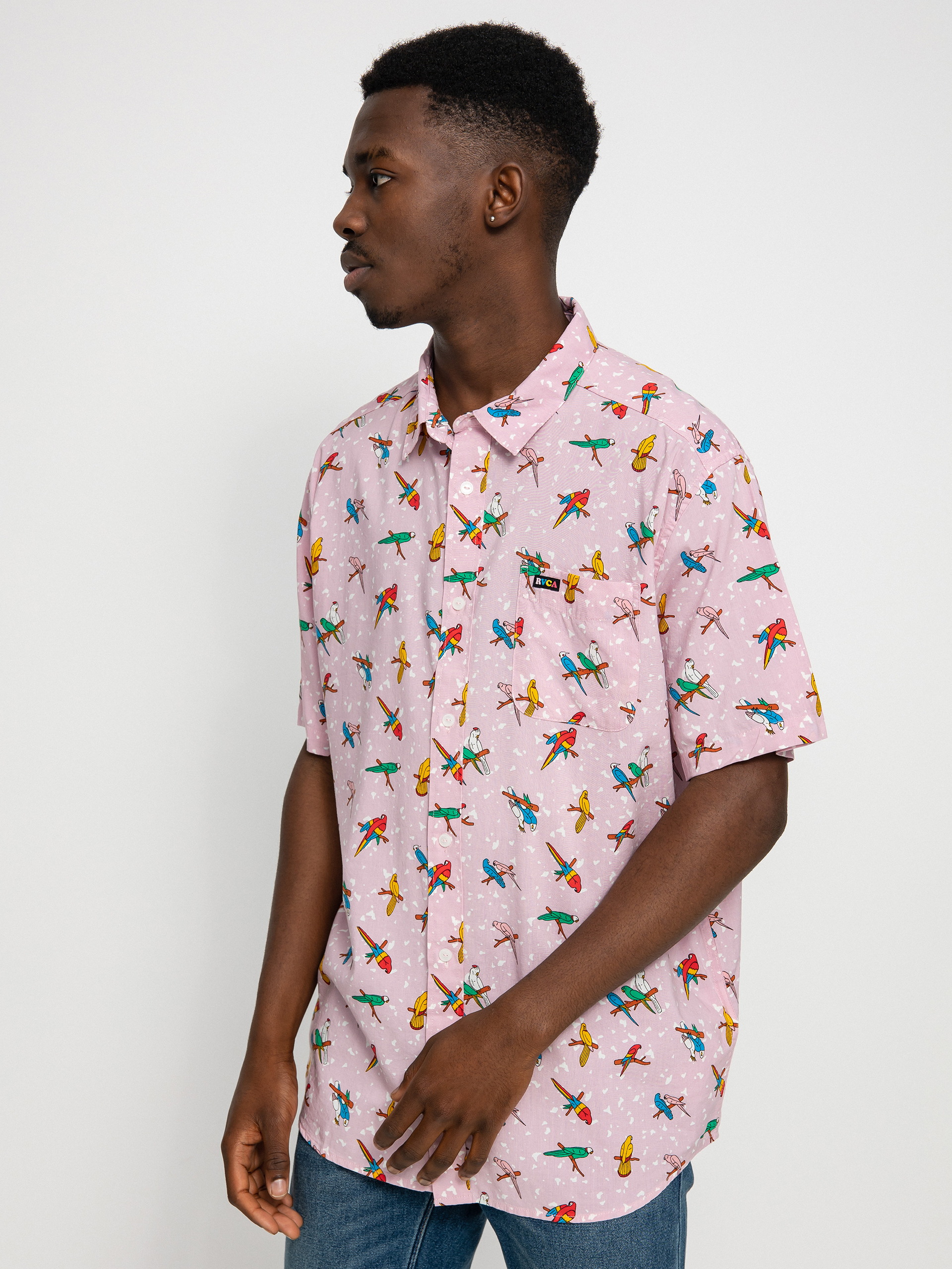 RVCA Lp X Klw Parrots Ing (pink)