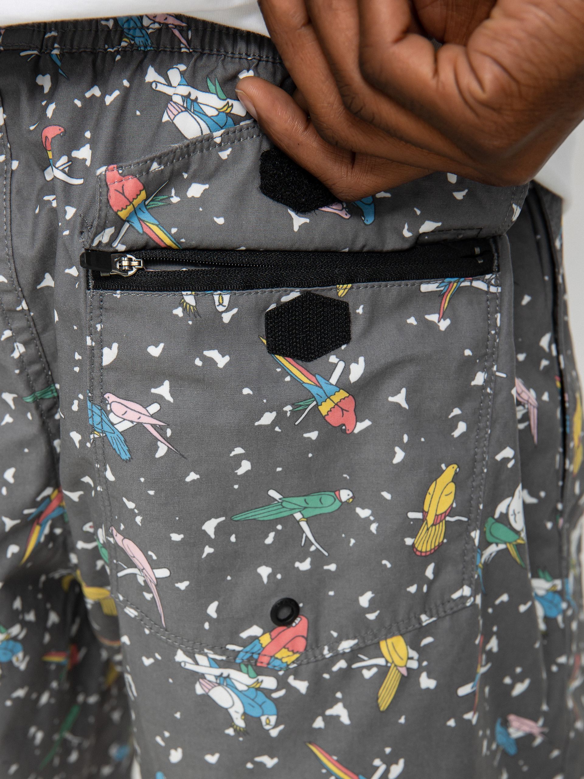 RVCA Lp X Klw Elastic Boardshort (black)