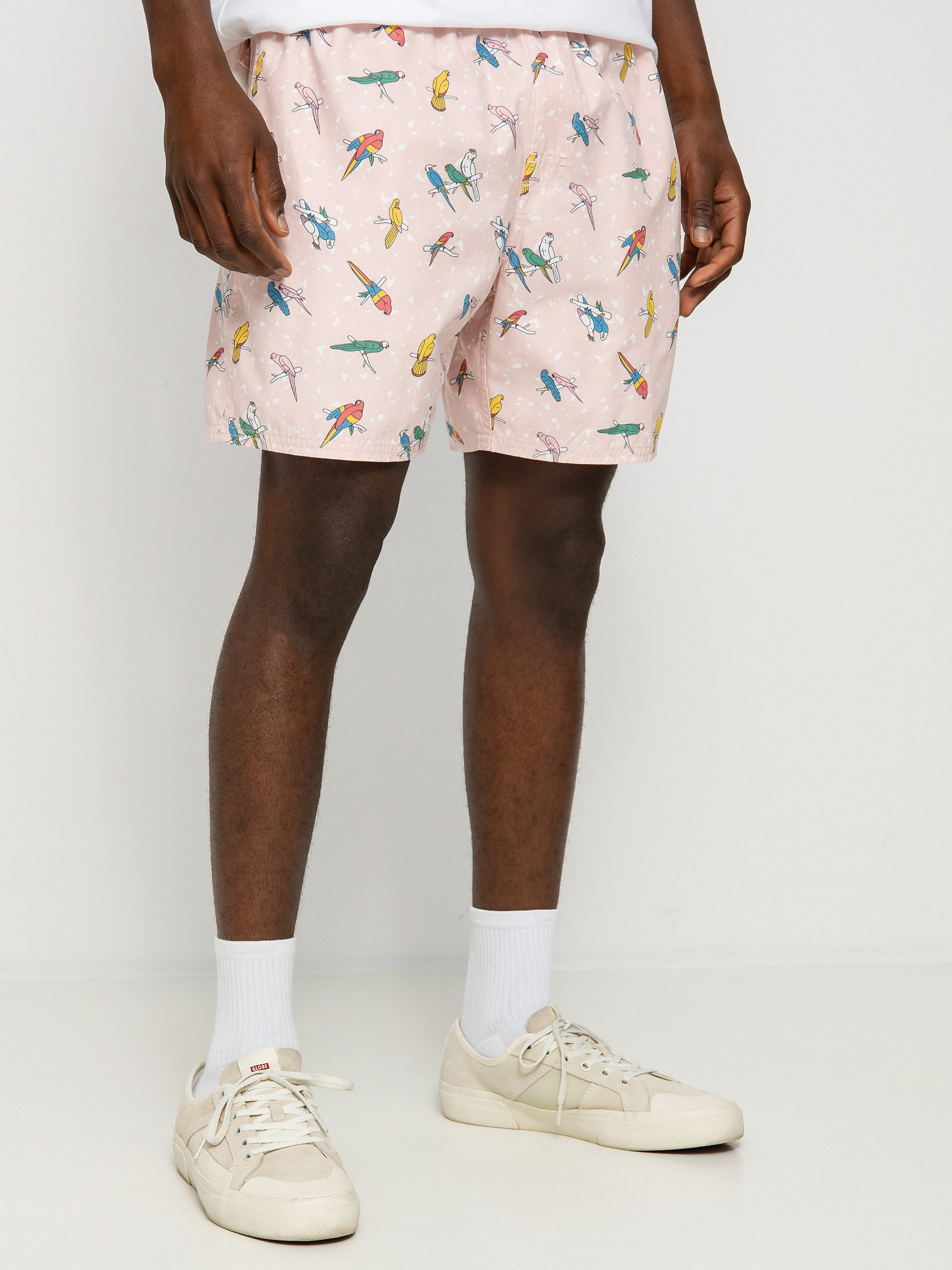 RVCA Lp X Klw Elastic Boardshort (pink)