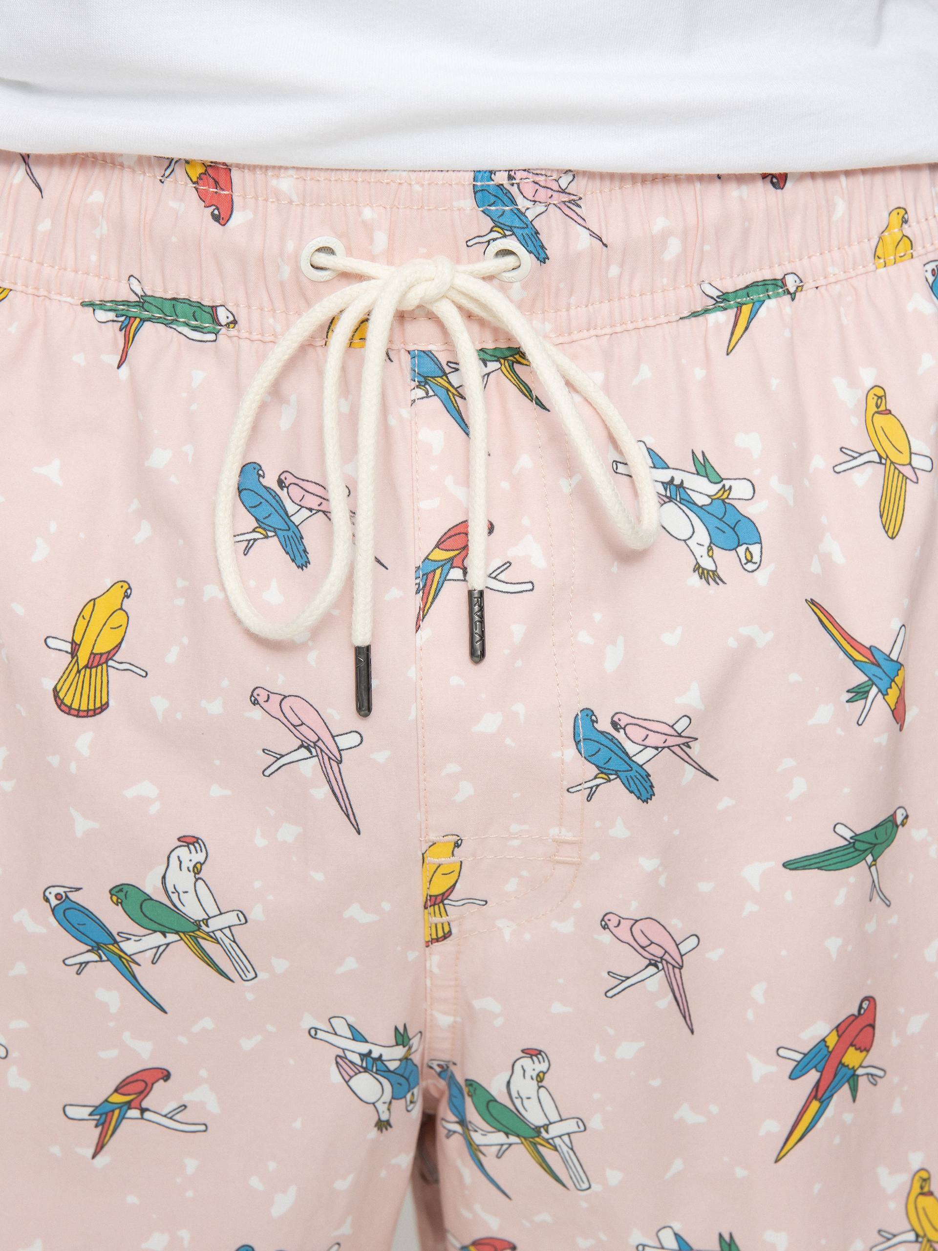 RVCA Lp X Klw Elastic Boardshort (pink)