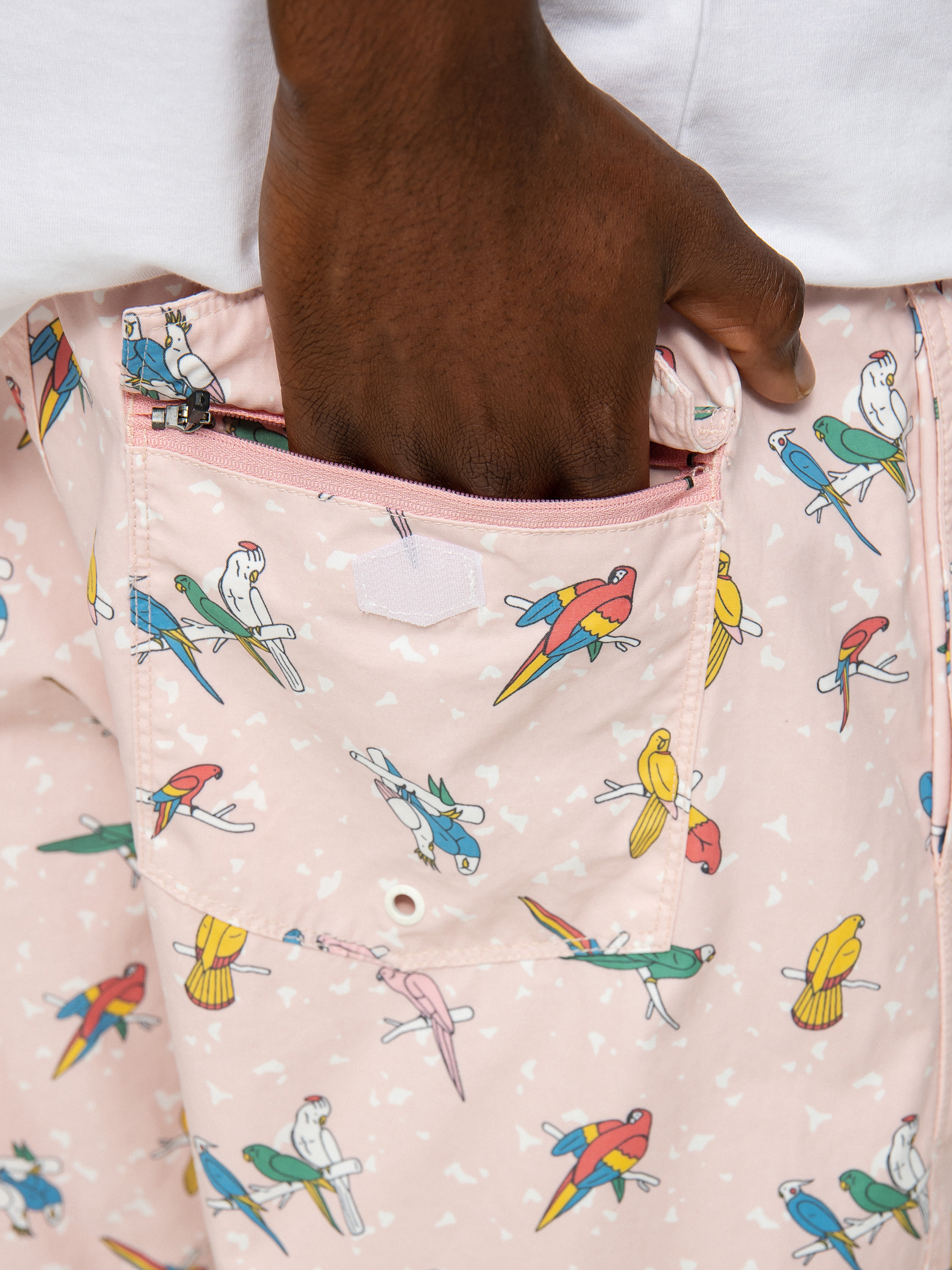 RVCA Lp X Klw Elastic Boardshort (pink)