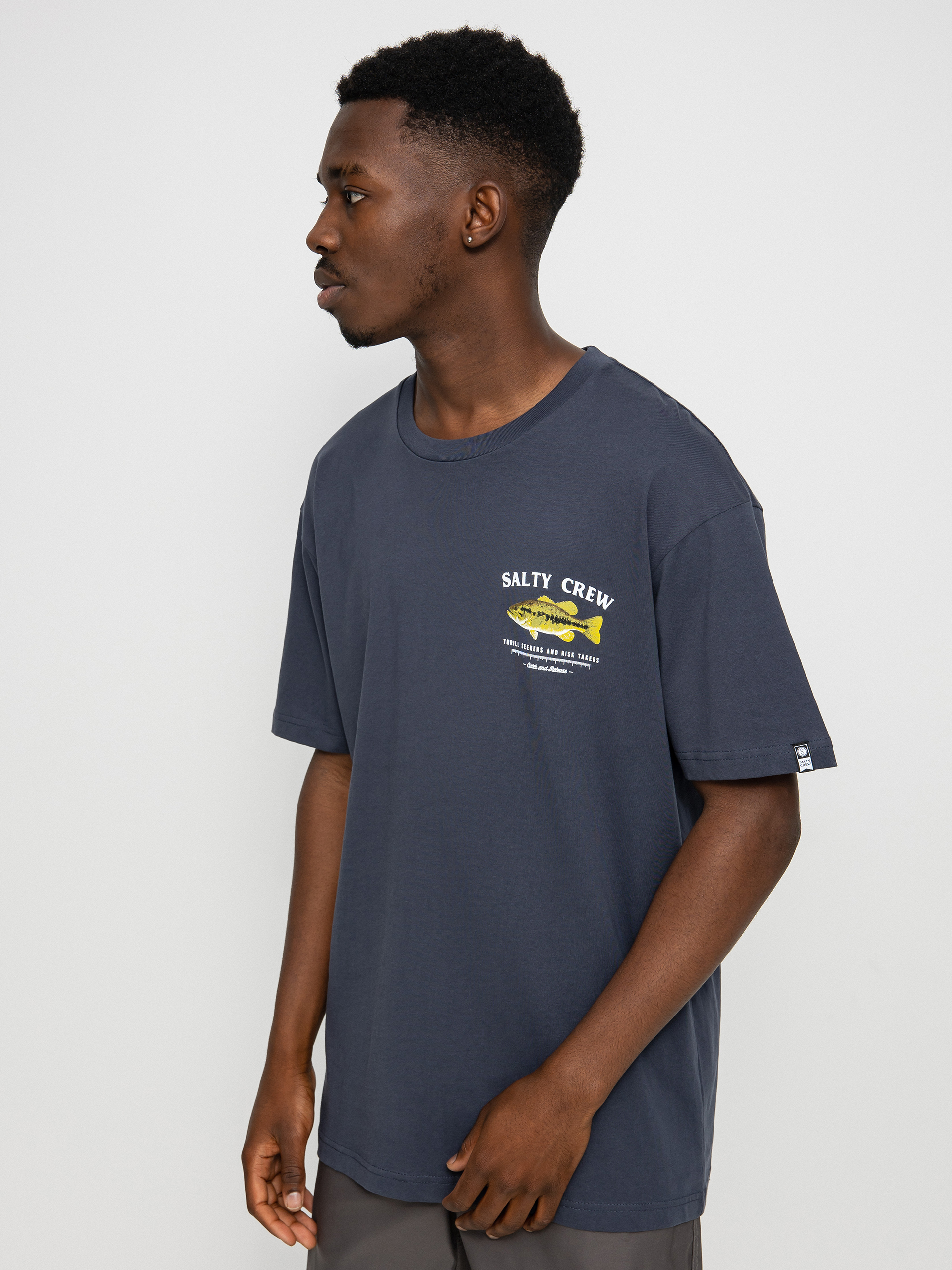Salty Crew Bigmouth póló (harbor blue)