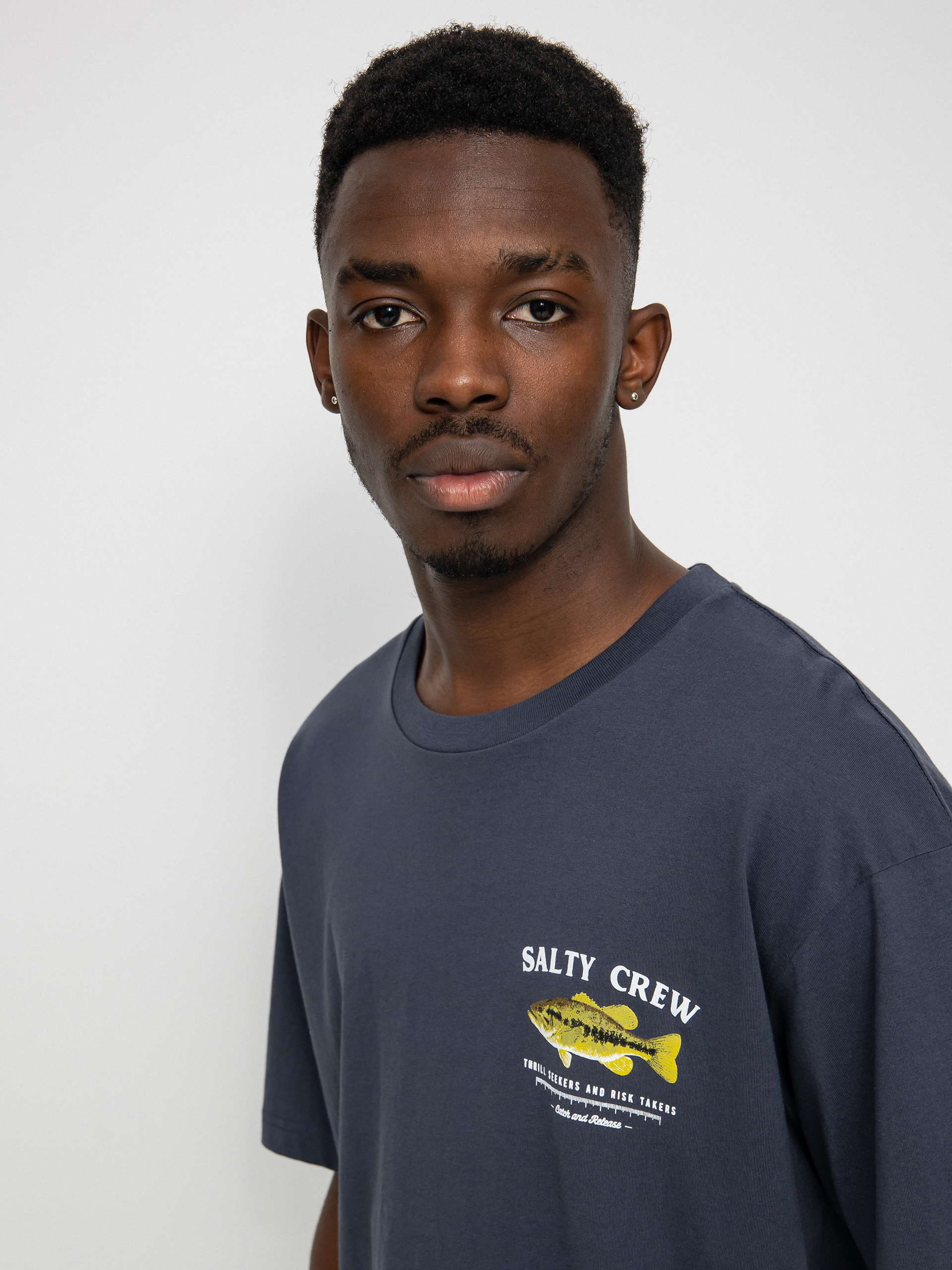 Salty Crew Bigmouth póló (harbor blue)
