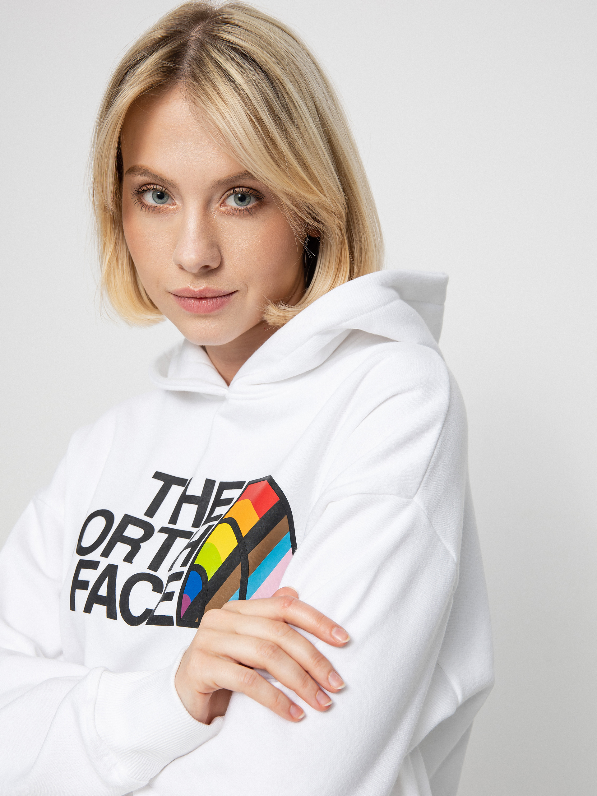The North Face Pride HD Kapucnis pulóver Wmn (tnf white)