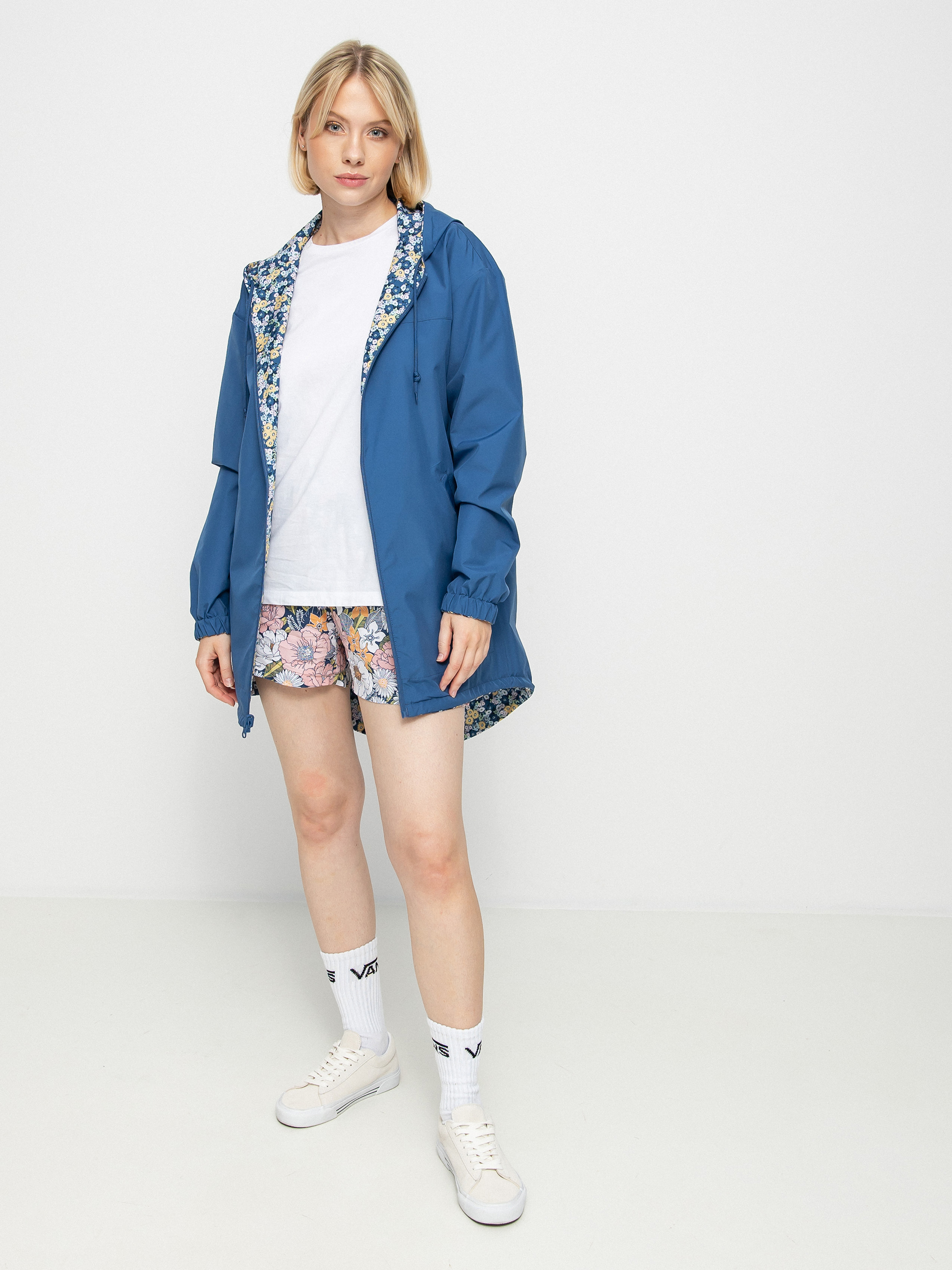 Vans Mercy Reversible Parka Dzseki Wmn (true navy)