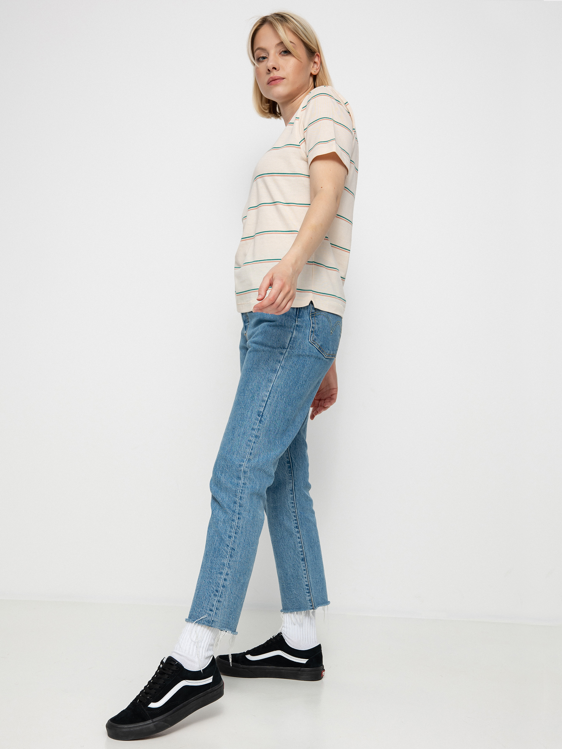 Volcom Hypen On Strypes póló Wmn (sand)