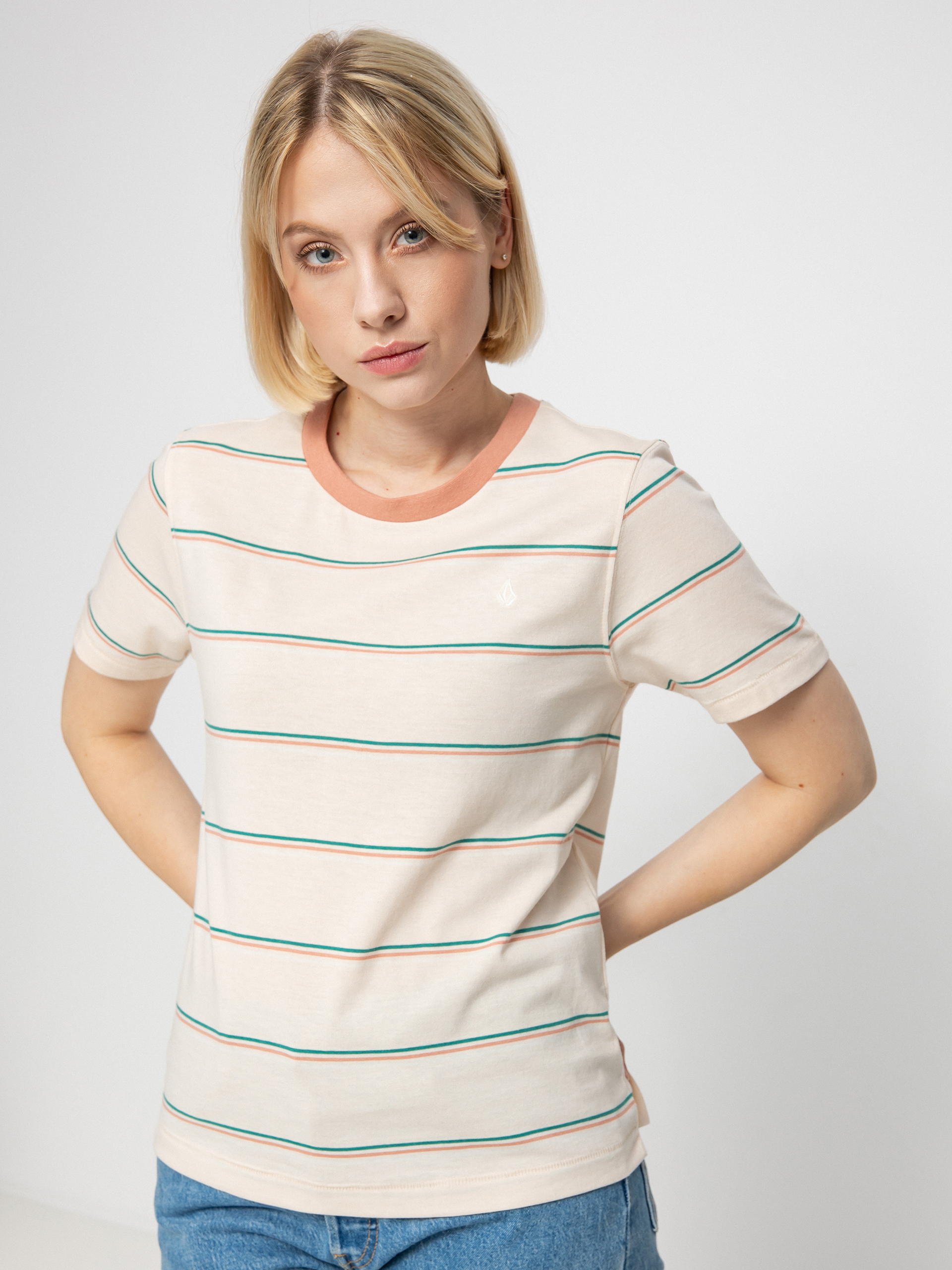 Volcom Hypen On Strypes póló Wmn (sand)