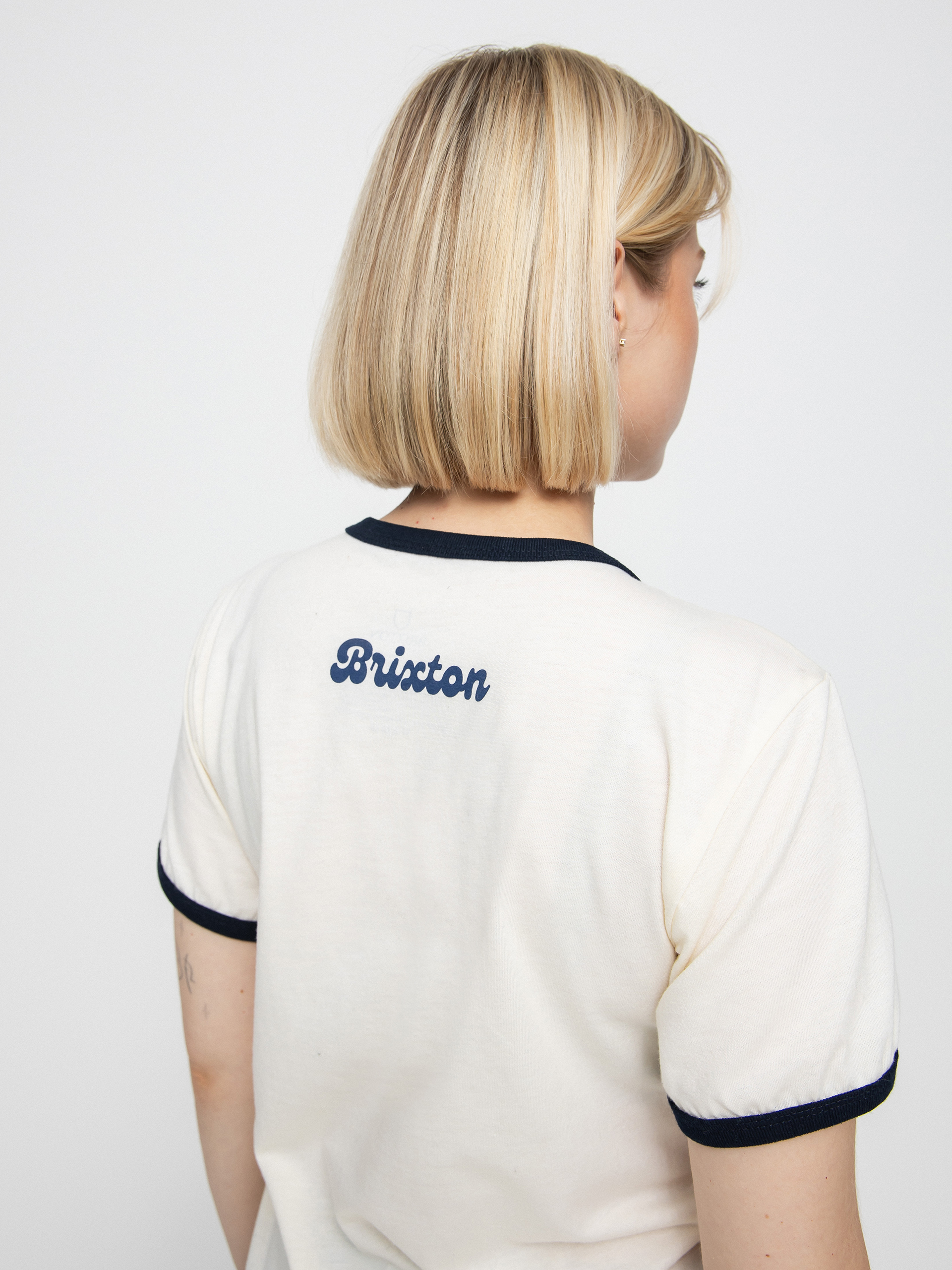 Brixton Love Not War Ringer Póló Wmn (dove)