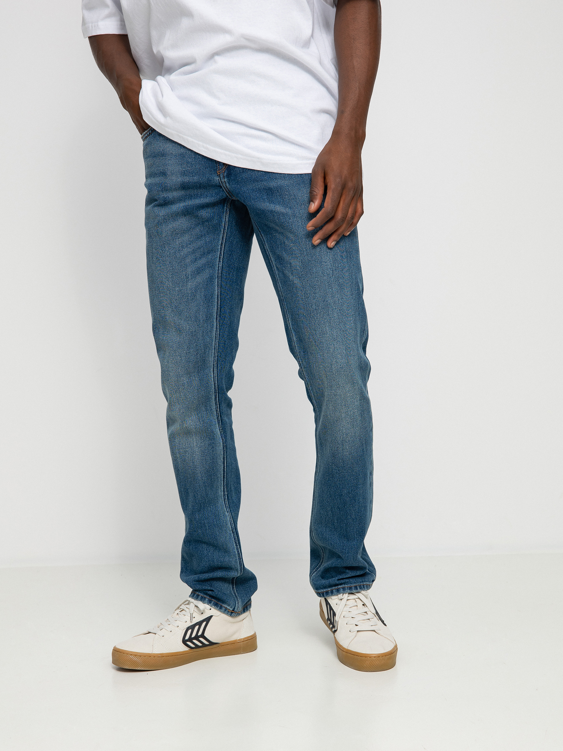 Volcom 2X4 Denim Kisnadrág (middle broken blue)