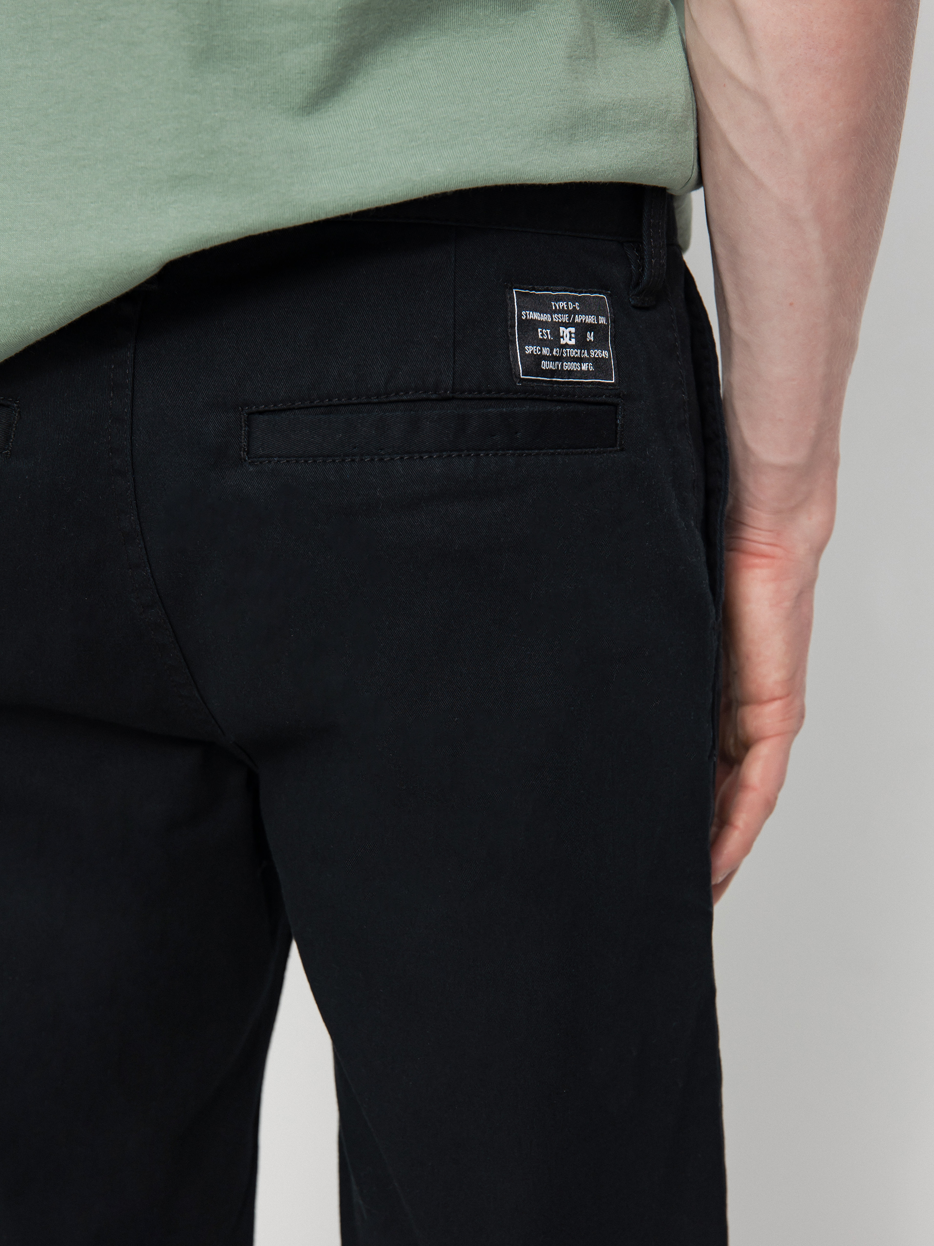 DC Worker Straight Chino Rövidnadrág (black)
