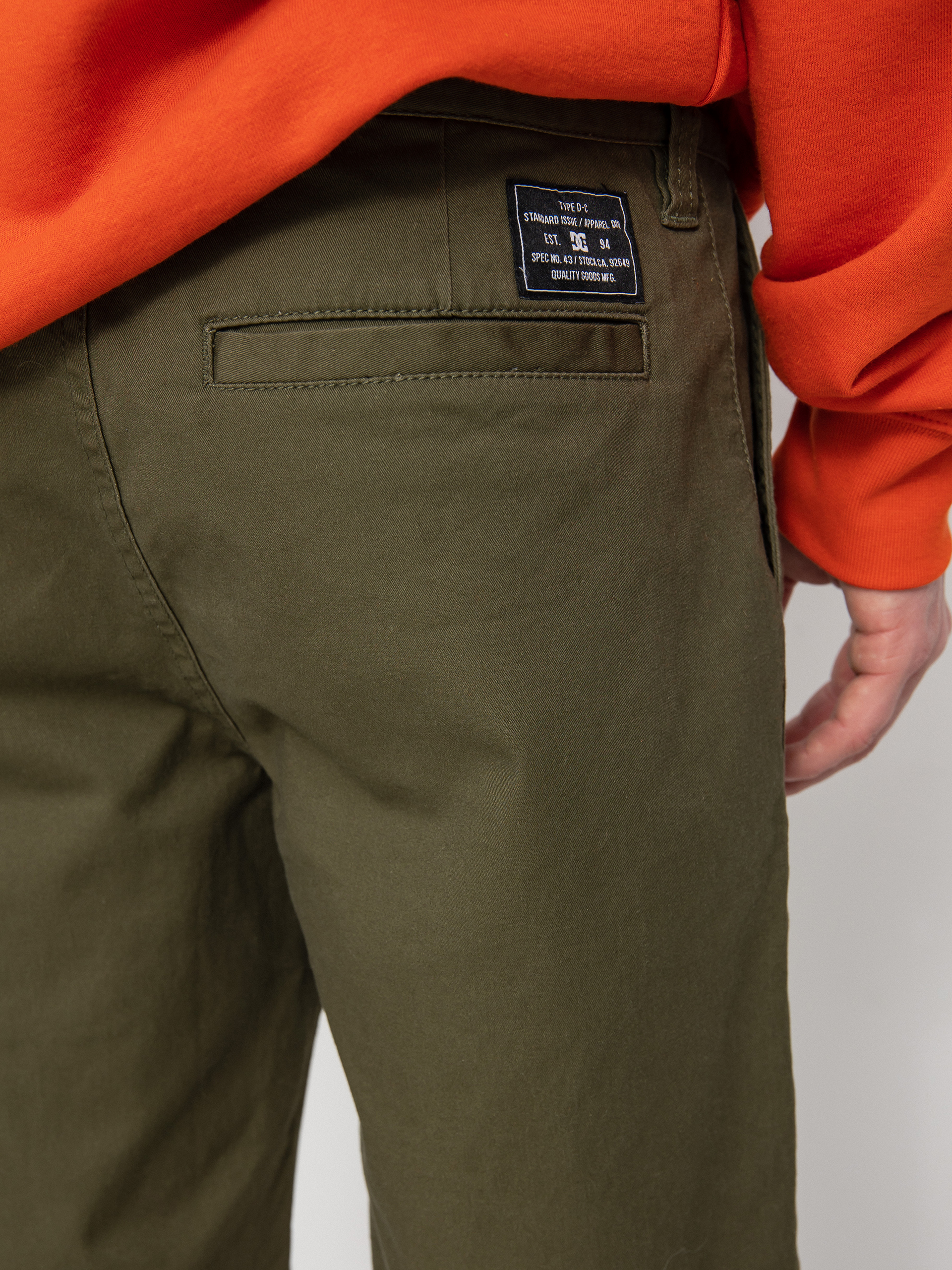 DC Worker Straight Chino Rövidnadrág (ivy green)