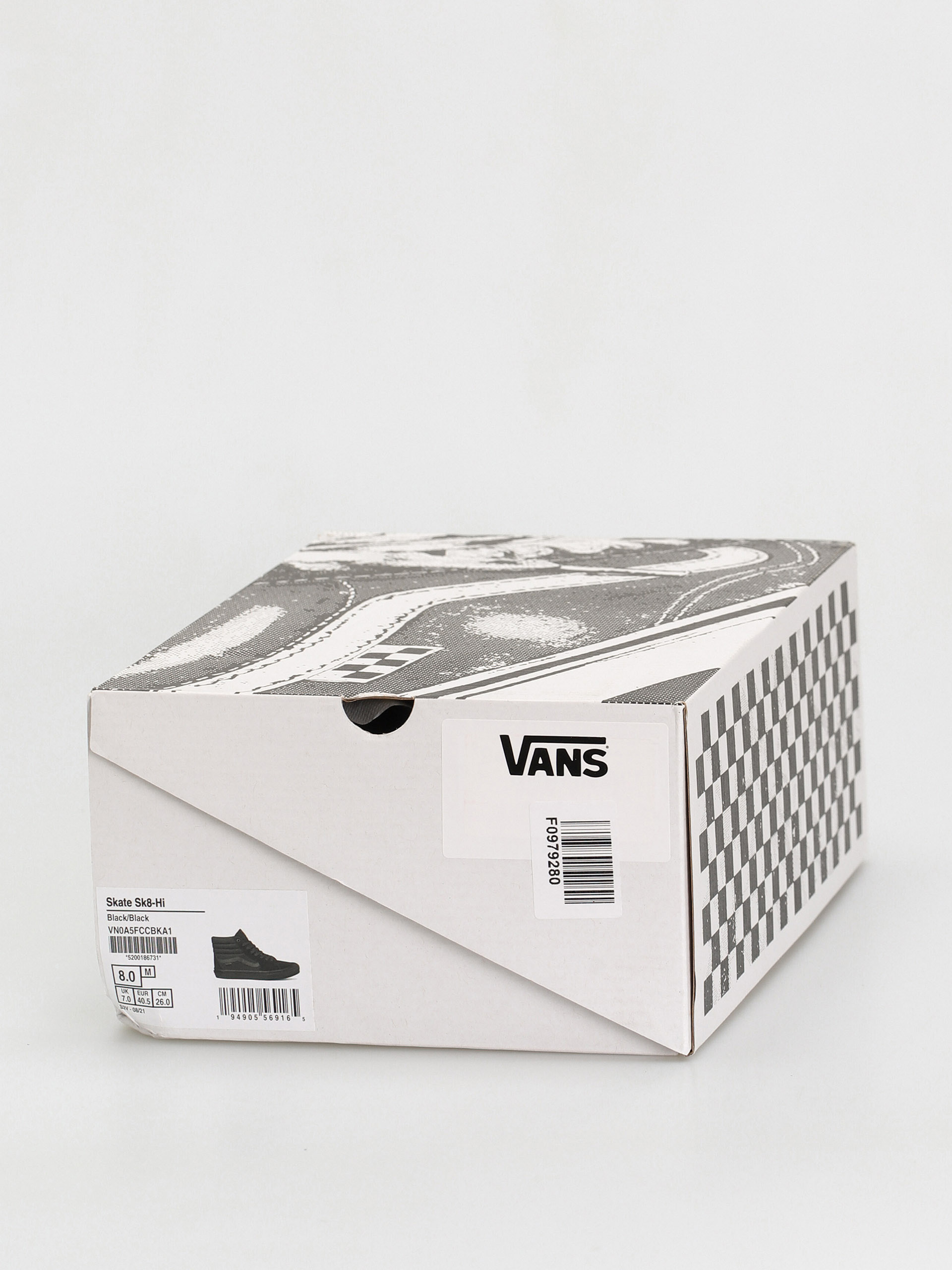 Vans Skate Sk8 Hi Cipők (black/black)