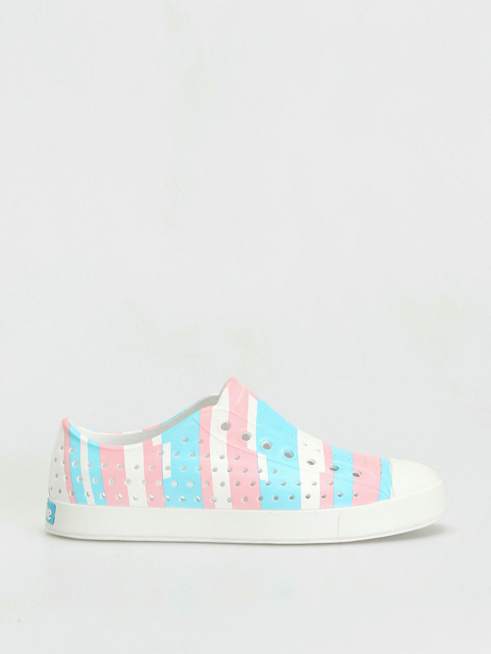 Native Jefferson Print Cipők (shell white/shell white/pastel multi stripe)