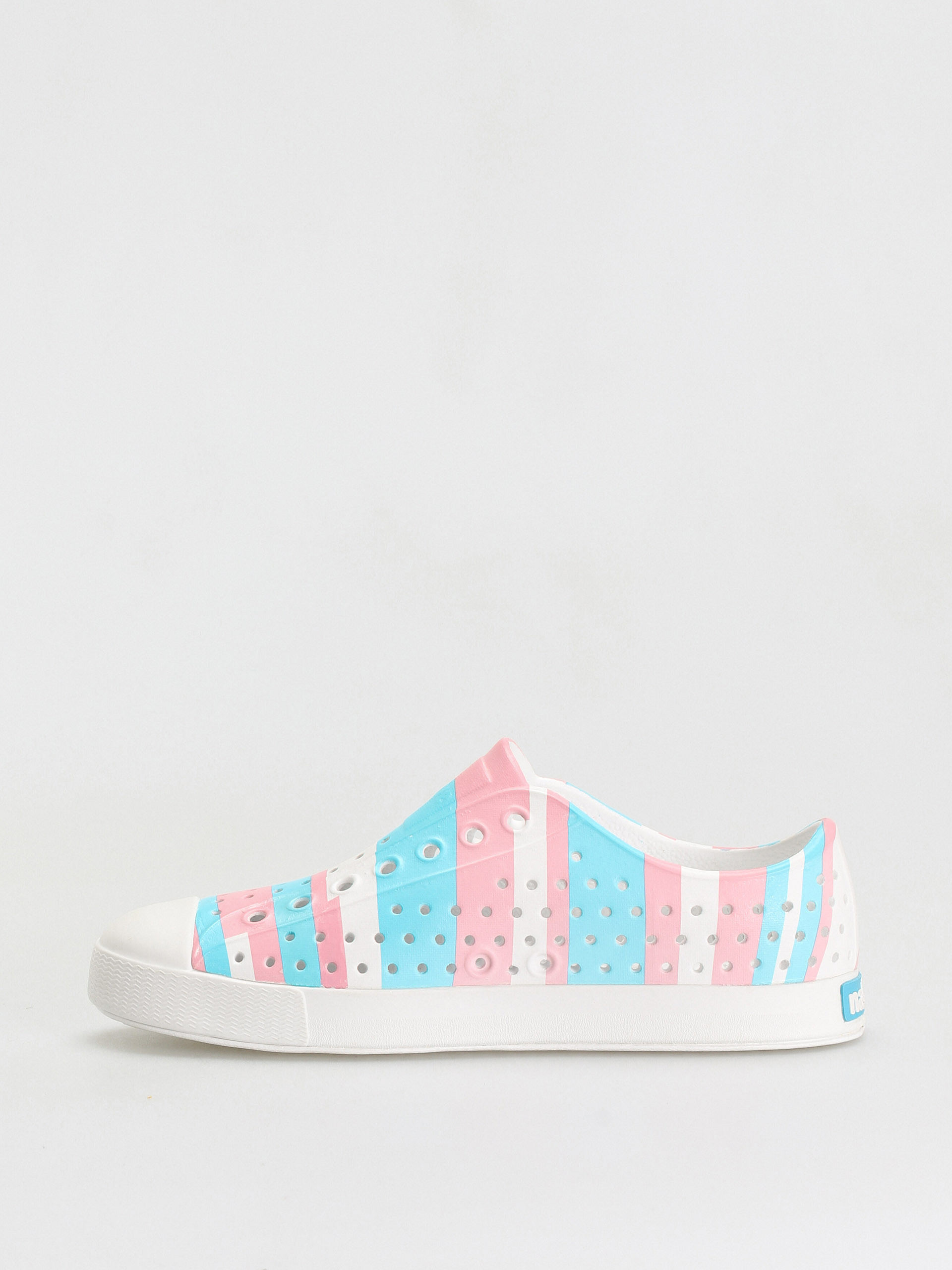 Native Jefferson Print Cipők (shell white/shell white/pastel multi stripe)