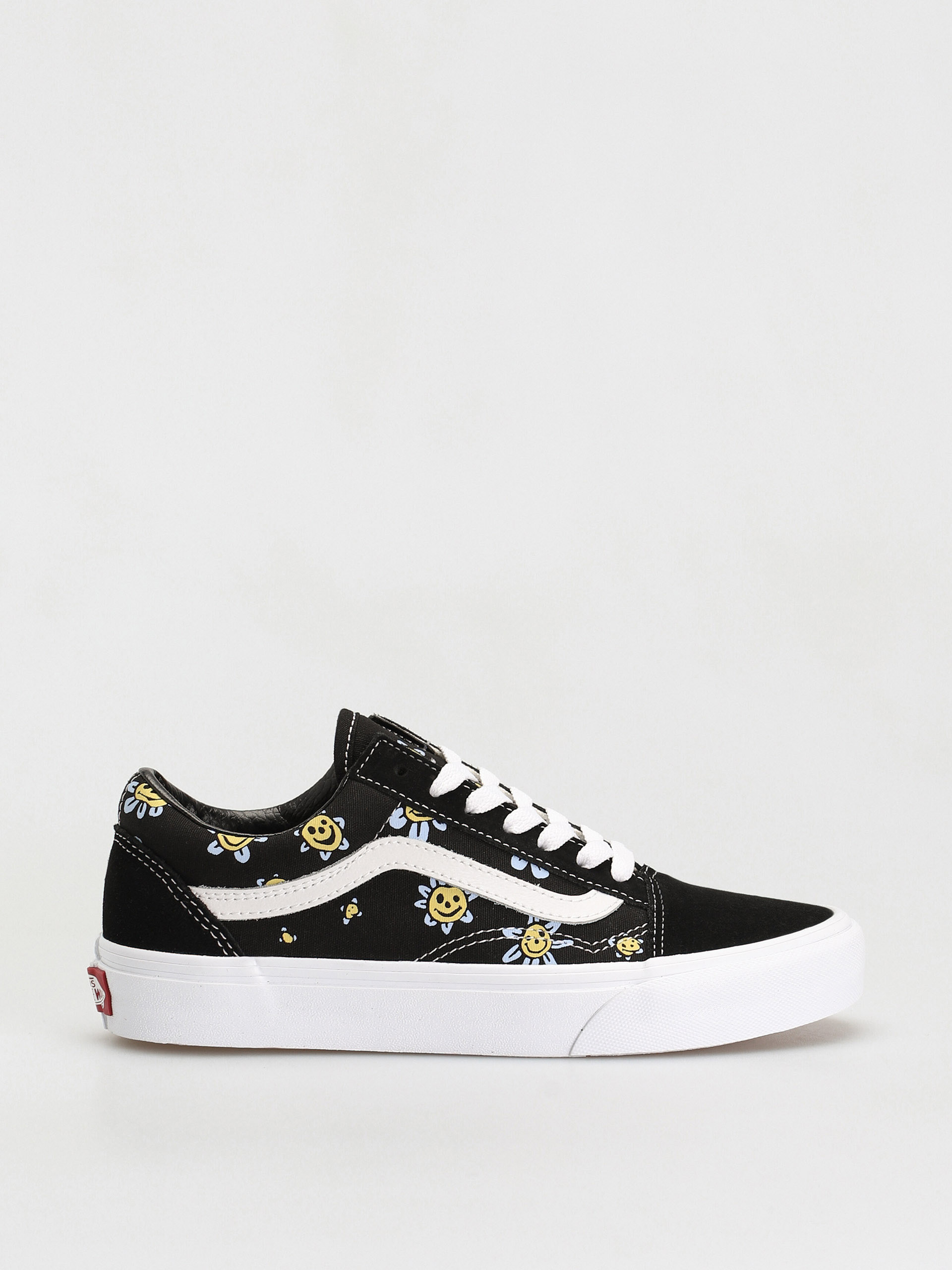 Vans Old Skool Cipők (trippy grin floral black/yellow)