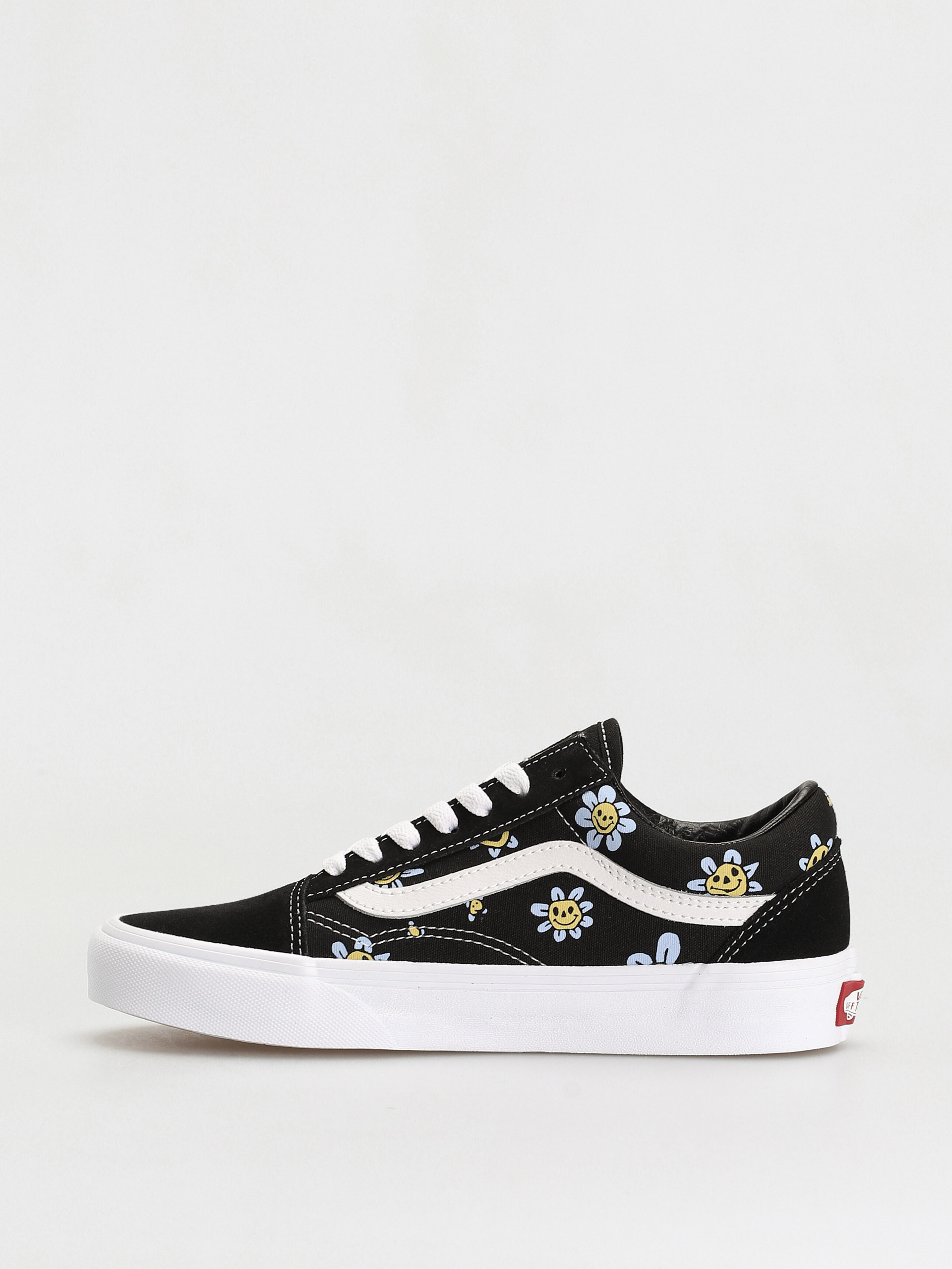 Vans Old Skool Cipők (trippy grin floral black/yellow)