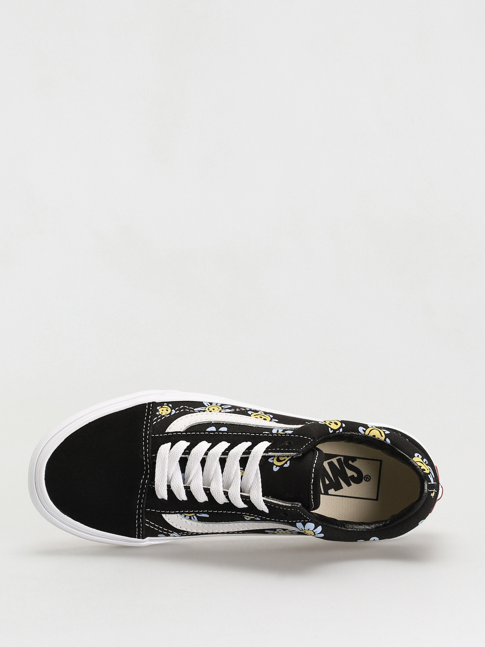 Vans Old Skool Cipők (trippy grin floral black/yellow)