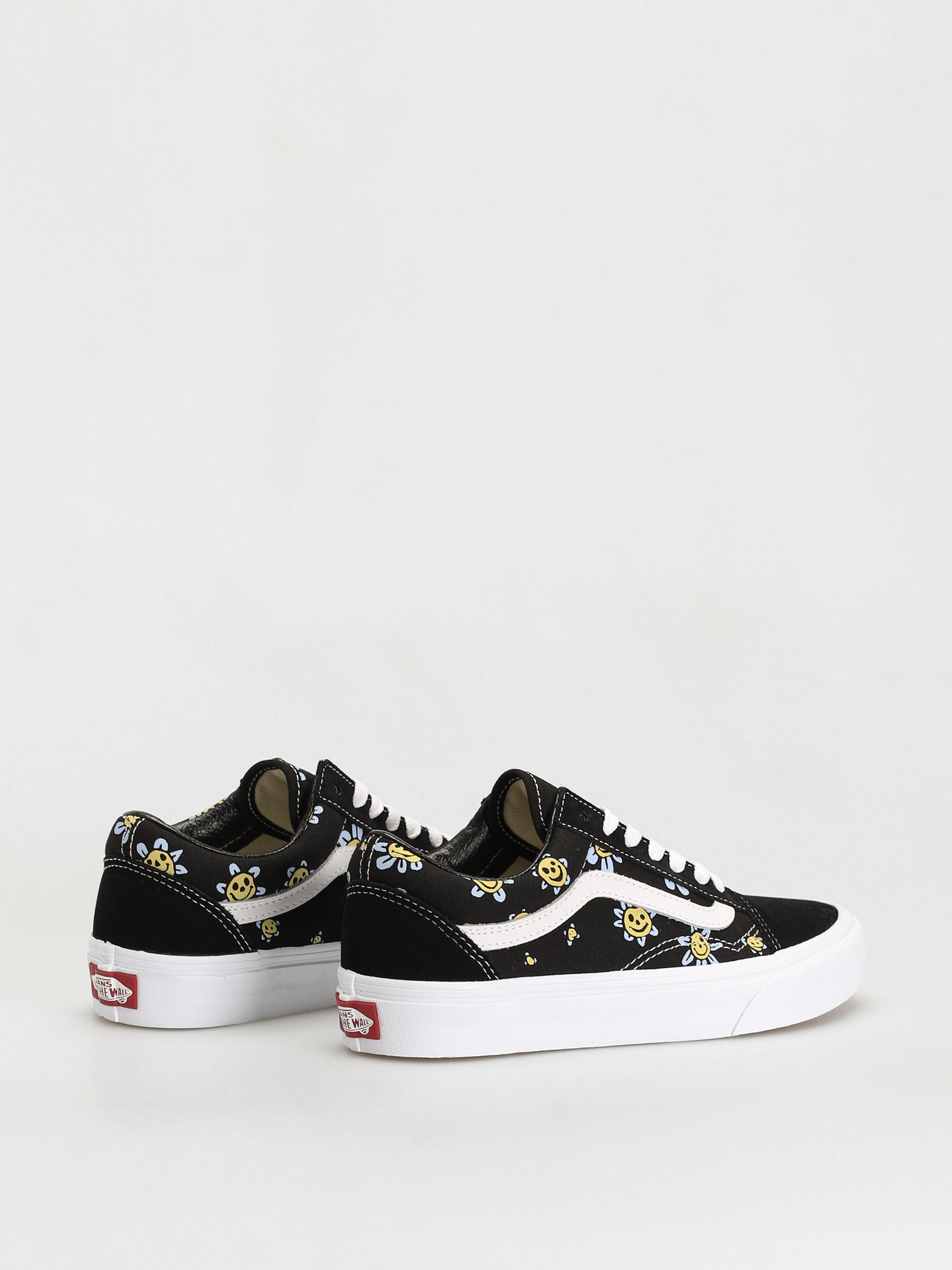 Vans Old Skool Cipők (trippy grin floral black/yellow)