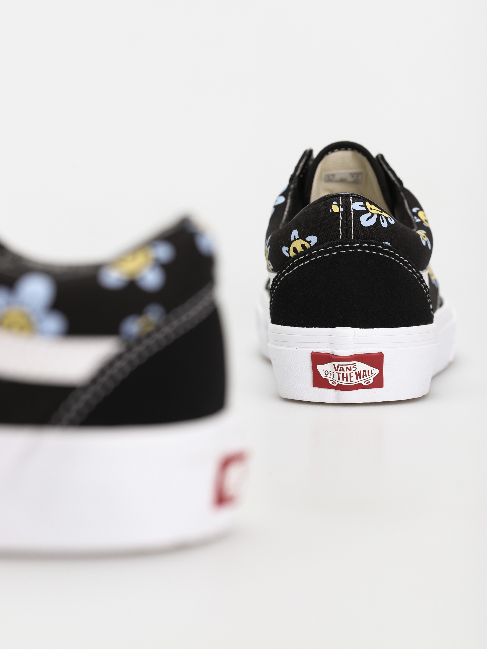 Vans Old Skool Cipők (trippy grin floral black/yellow)