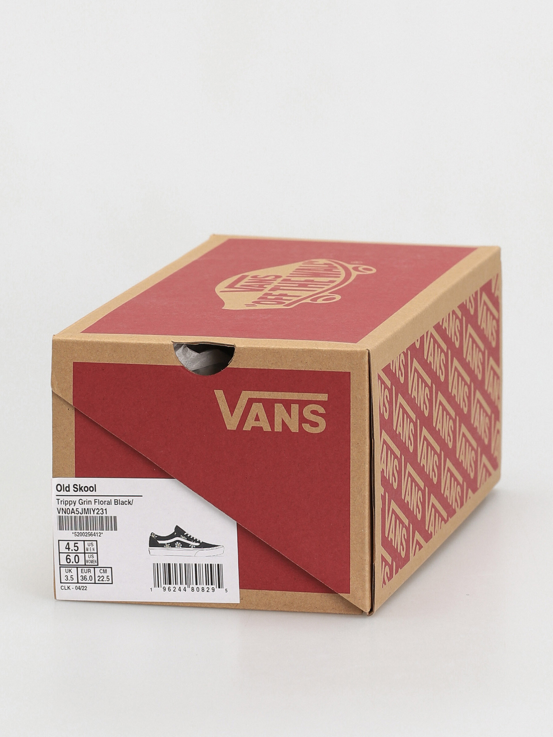 Vans Old Skool Cipők (trippy grin floral black/yellow)