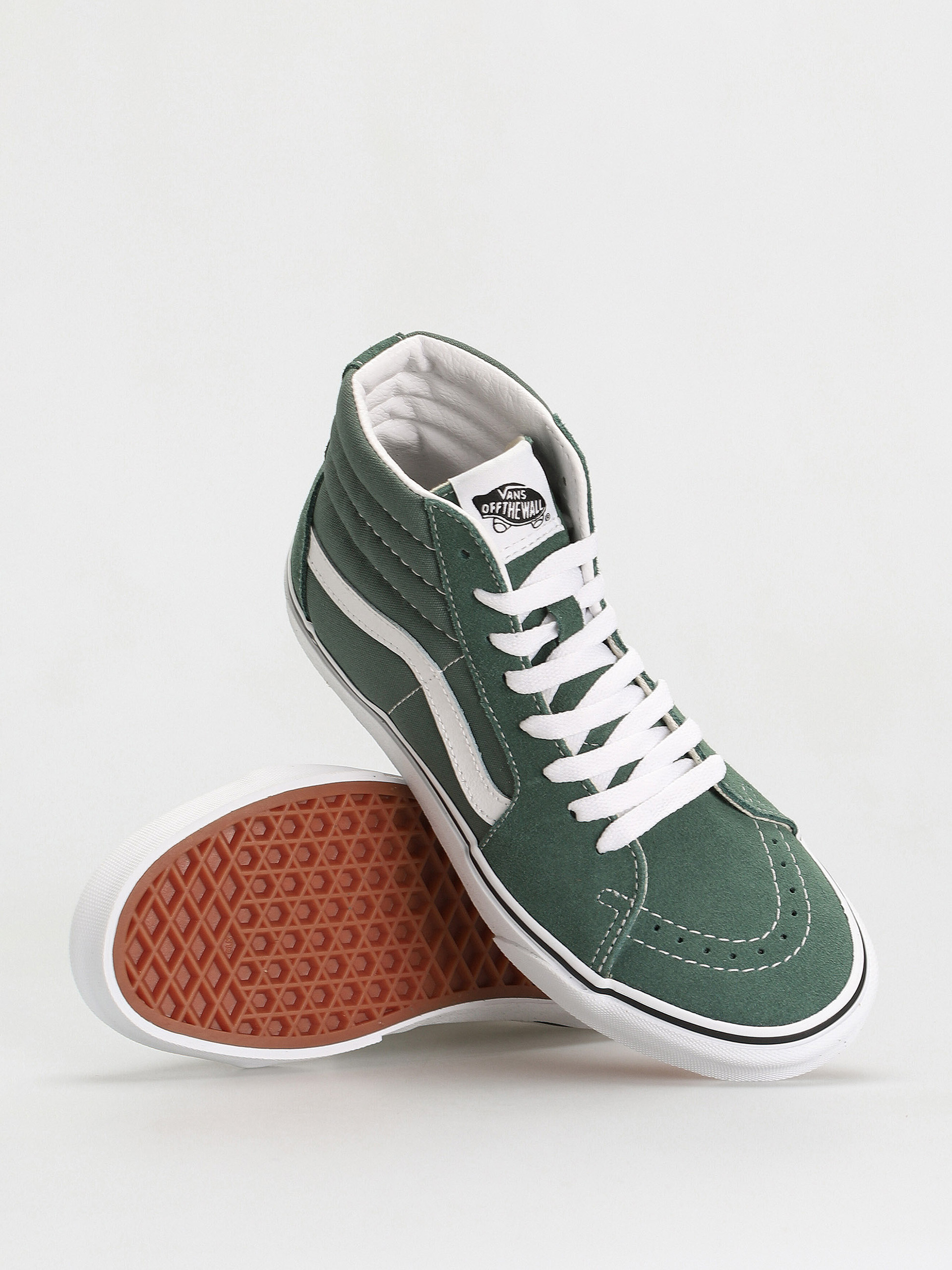 Vans Sk8 Hi Cipők (color theory duck green)