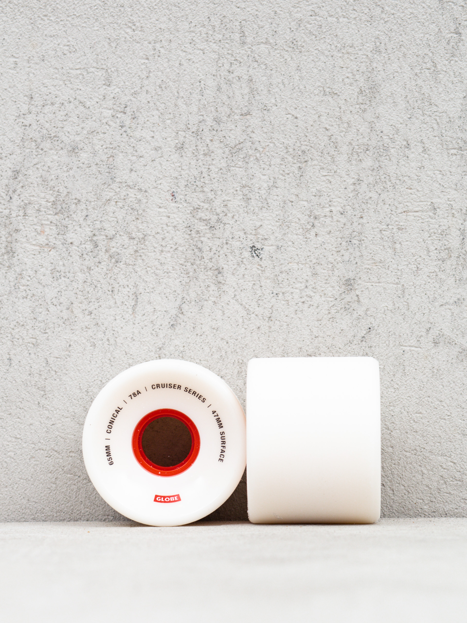 Globe Conical Cruiser Gu00f6rdeszka keru00e9k (white/red)