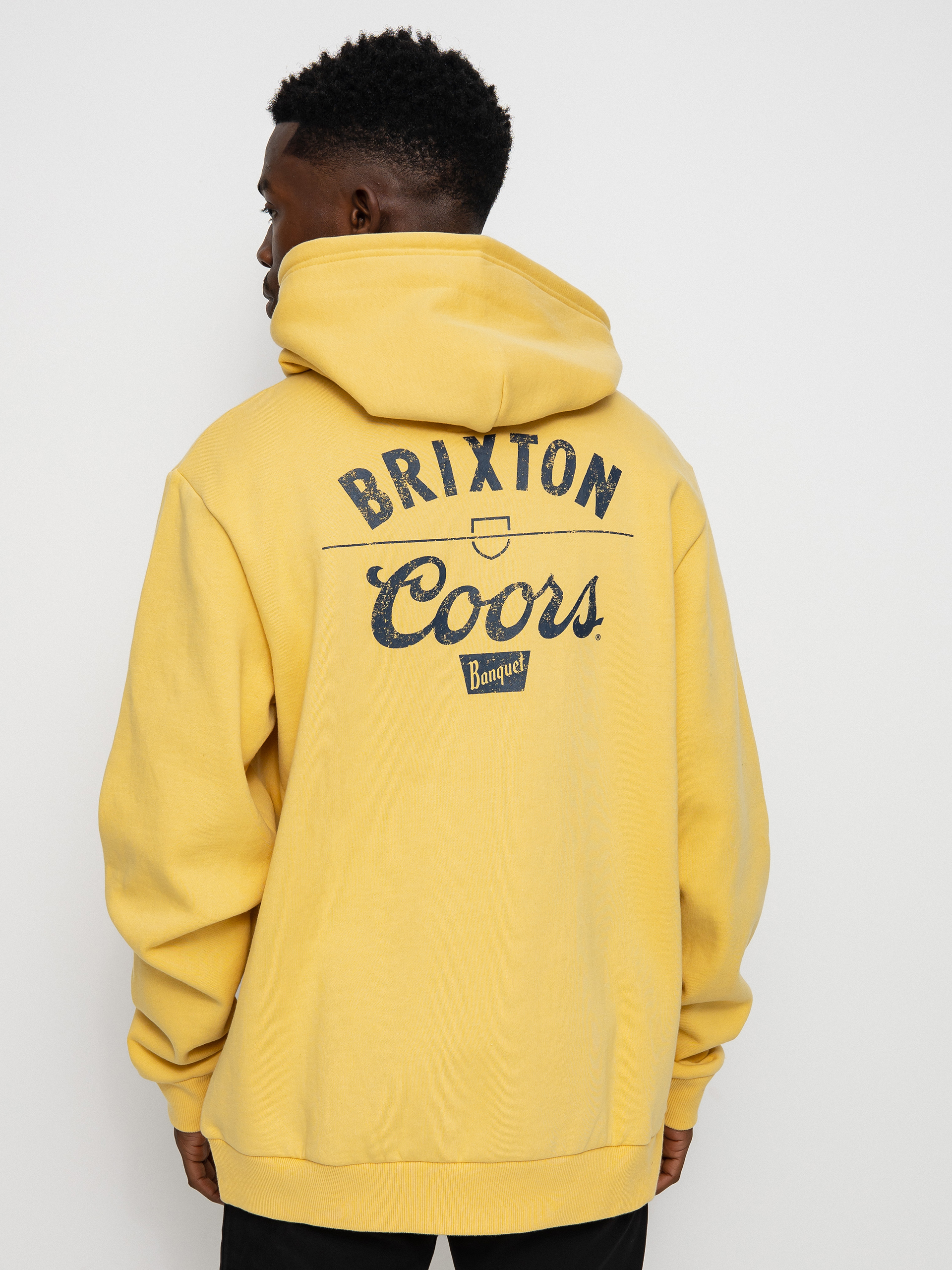 Brixton Coors Labor HD Kapucnis pulóver (buff)