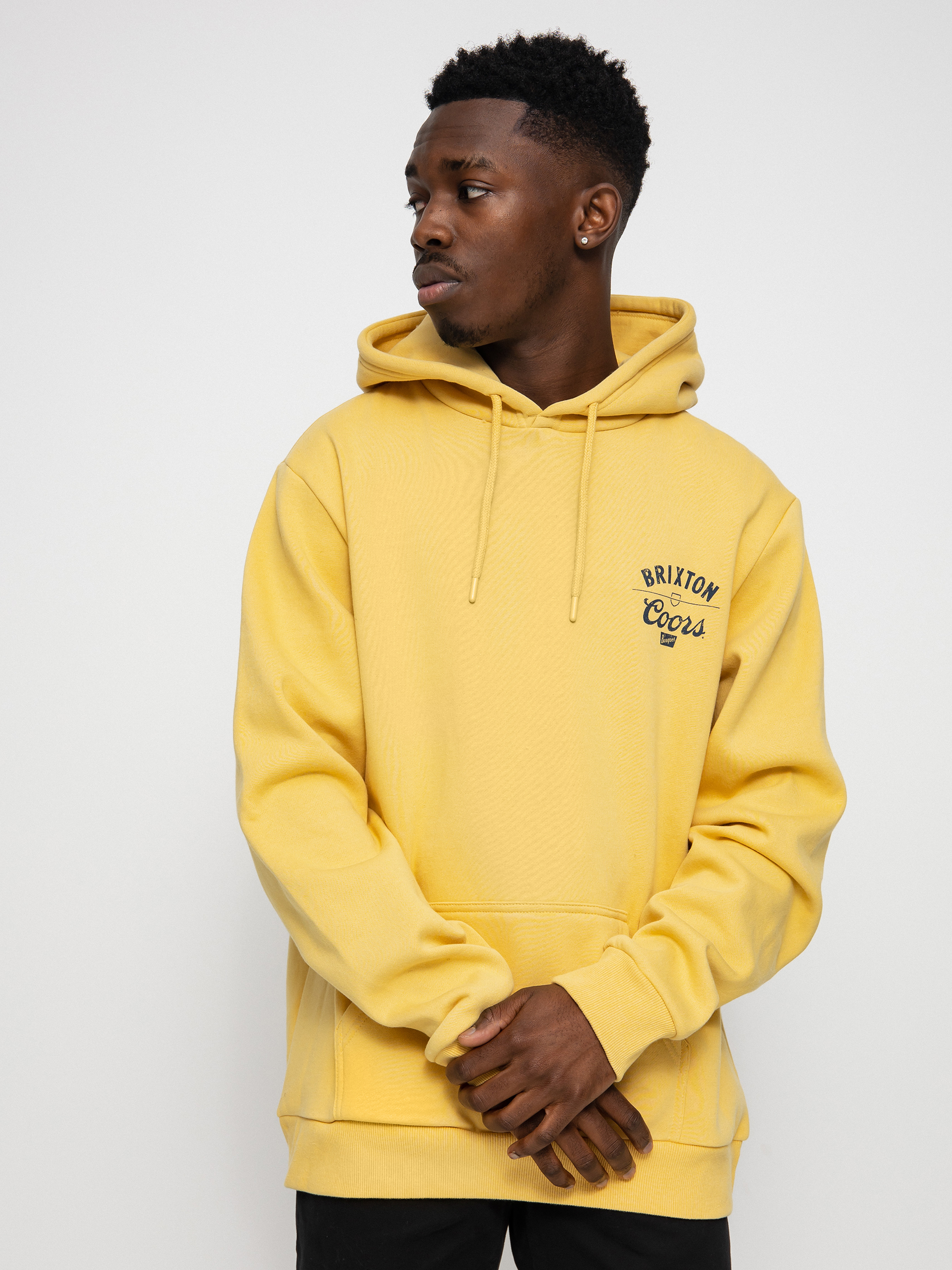 Brixton Coors Labor HD Kapucnis pulóver (buff)