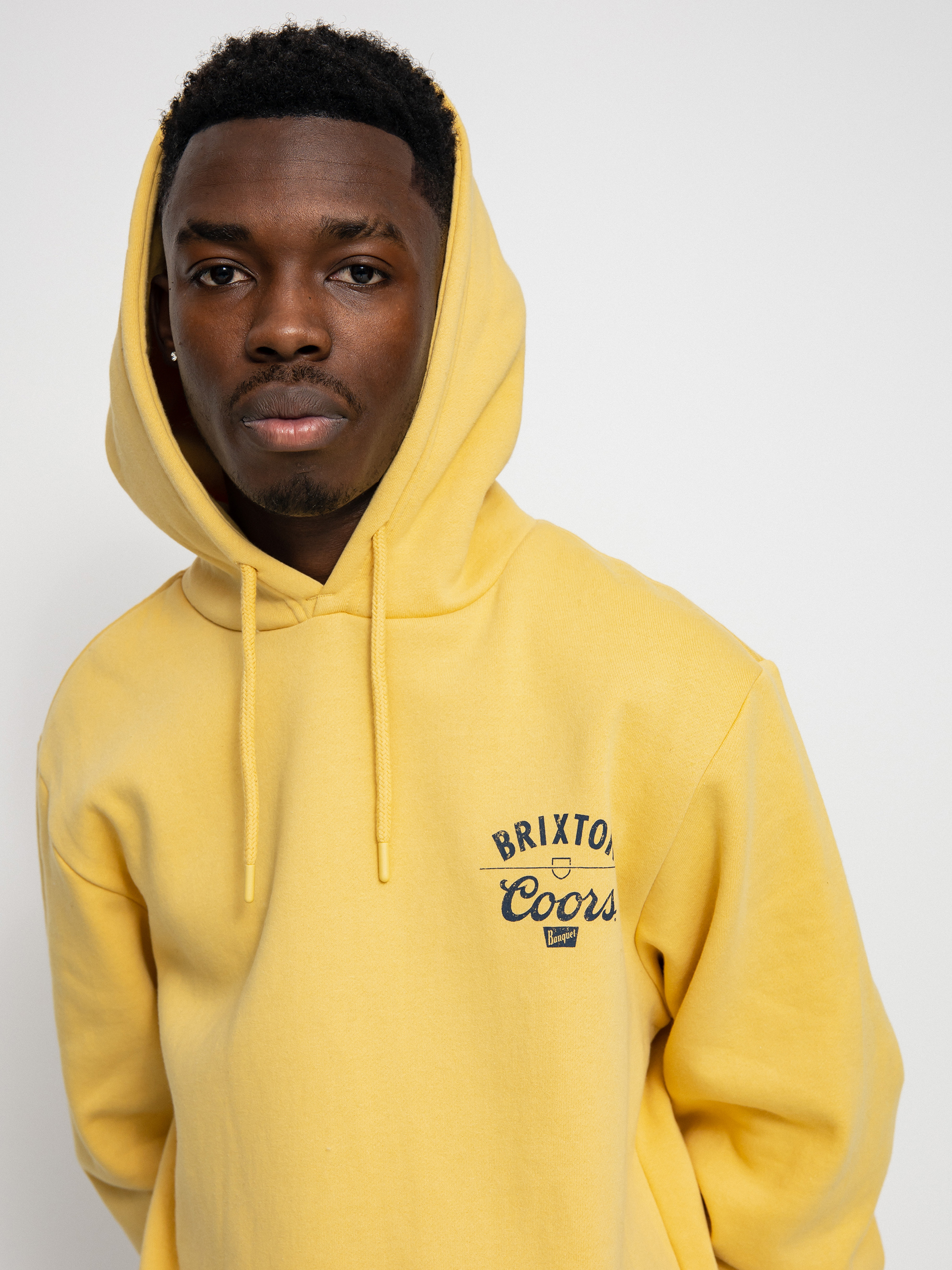 Brixton Coors Labor HD Kapucnis pulóver (buff)