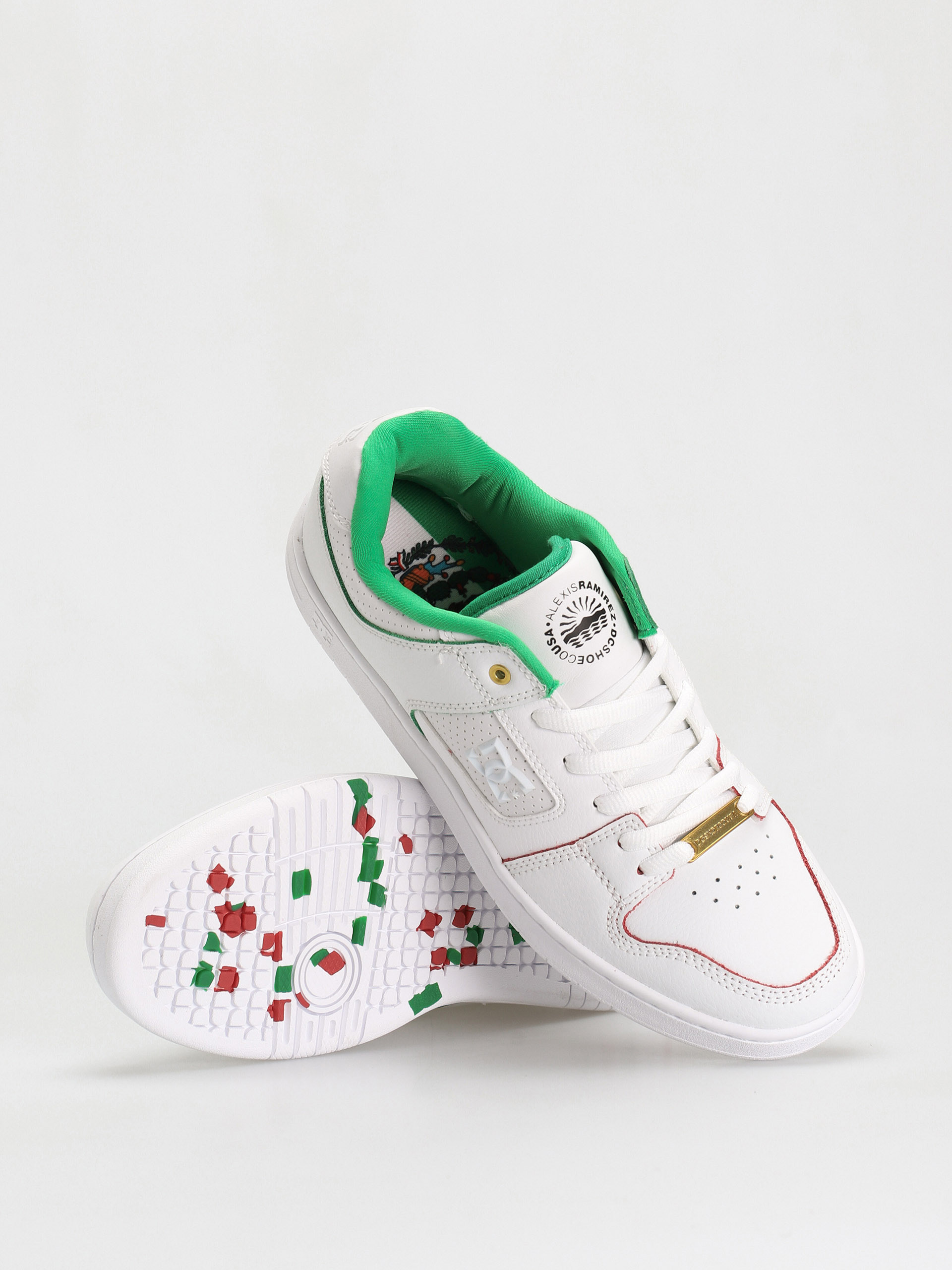 DC Manteca Alexis Cipők (white/red)