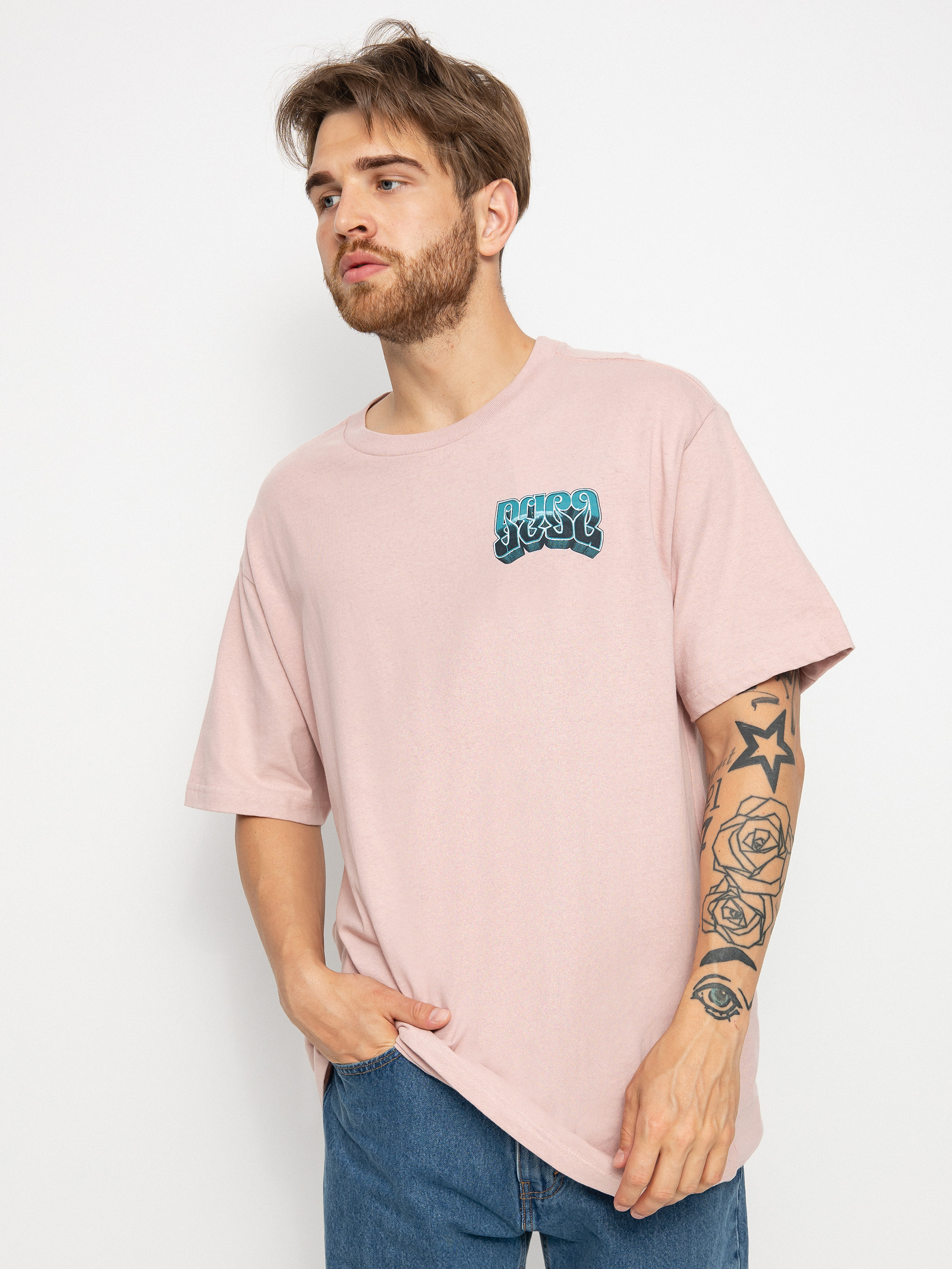 RVCA Adrestia póló (pale mauve)