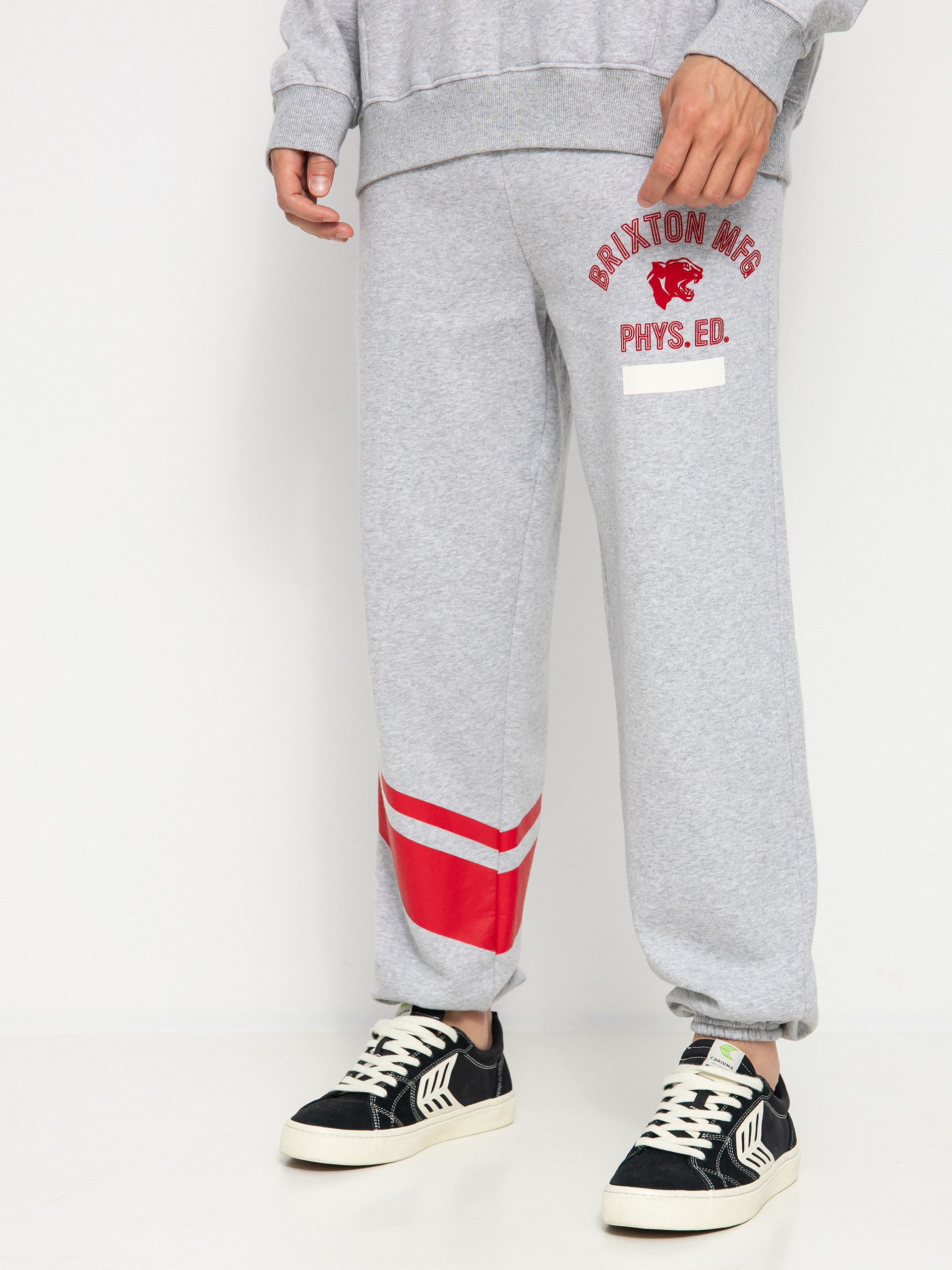 Brixton Phys. Ed. Sweatpant Kisnadrág (heather grey)