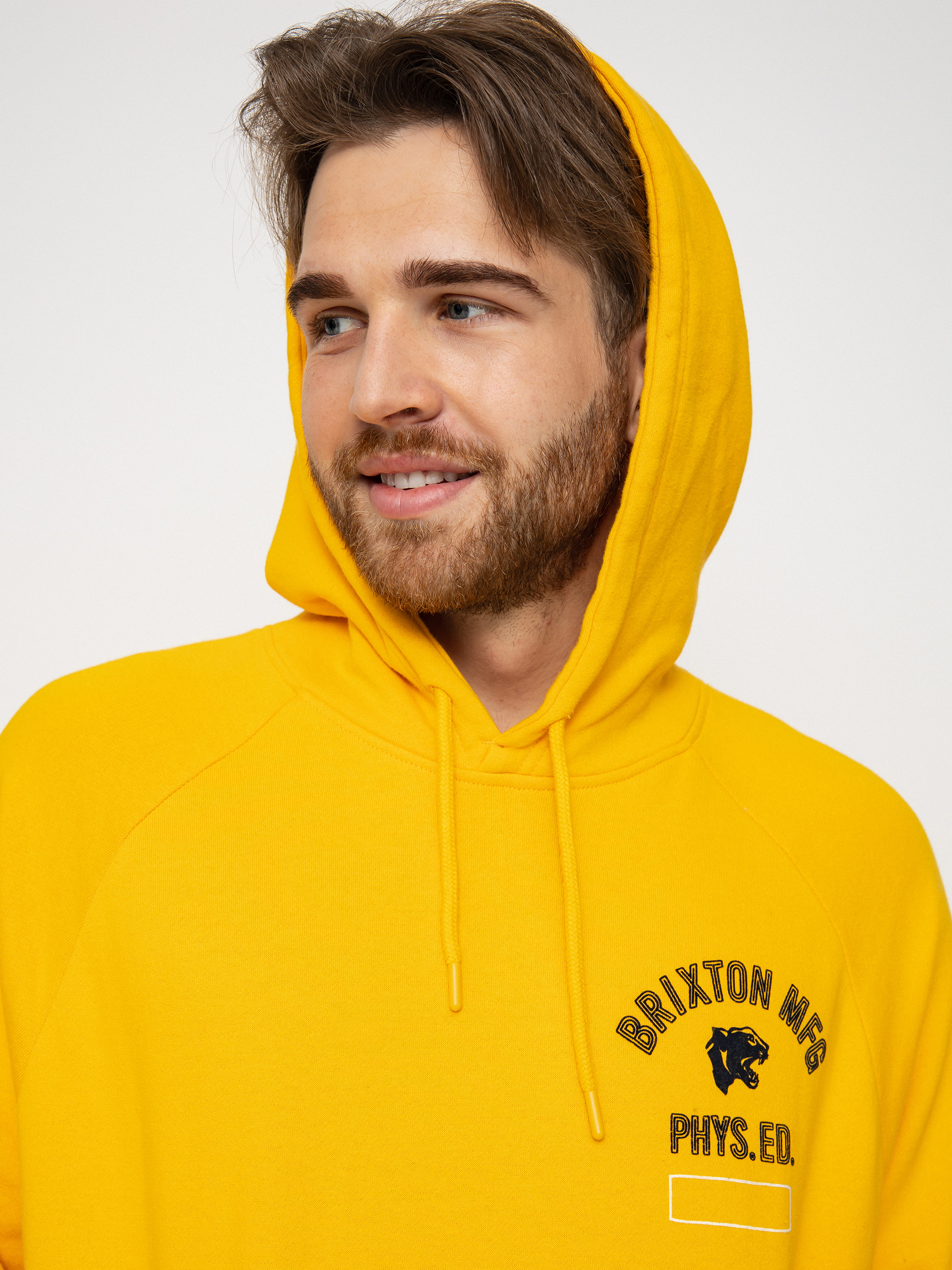 Brixton Phys. Ed. Raglan HD Kapucnis pulóver (citrus)