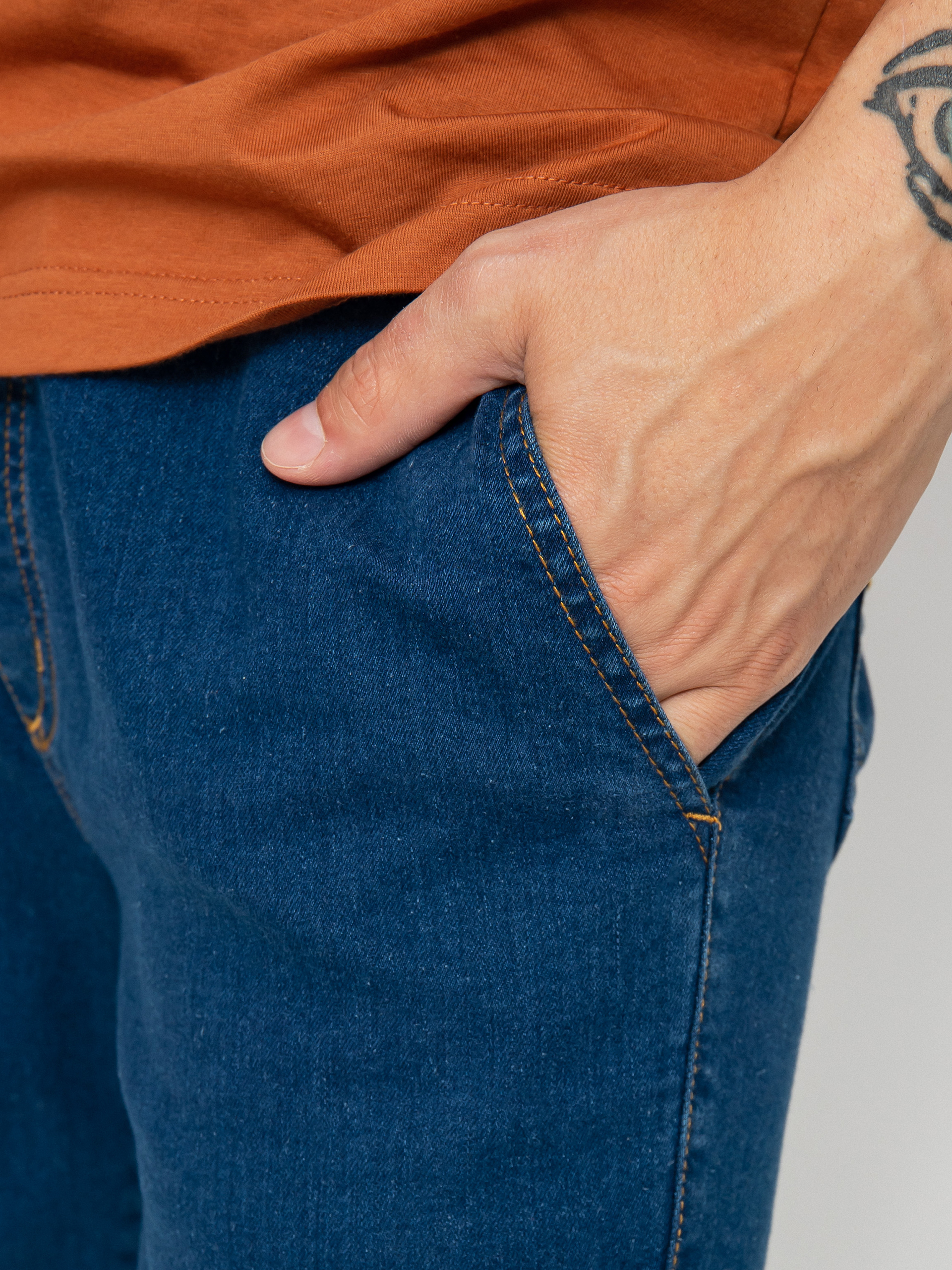 Elade Classic Jogger Rövidnadrág (blue denim)