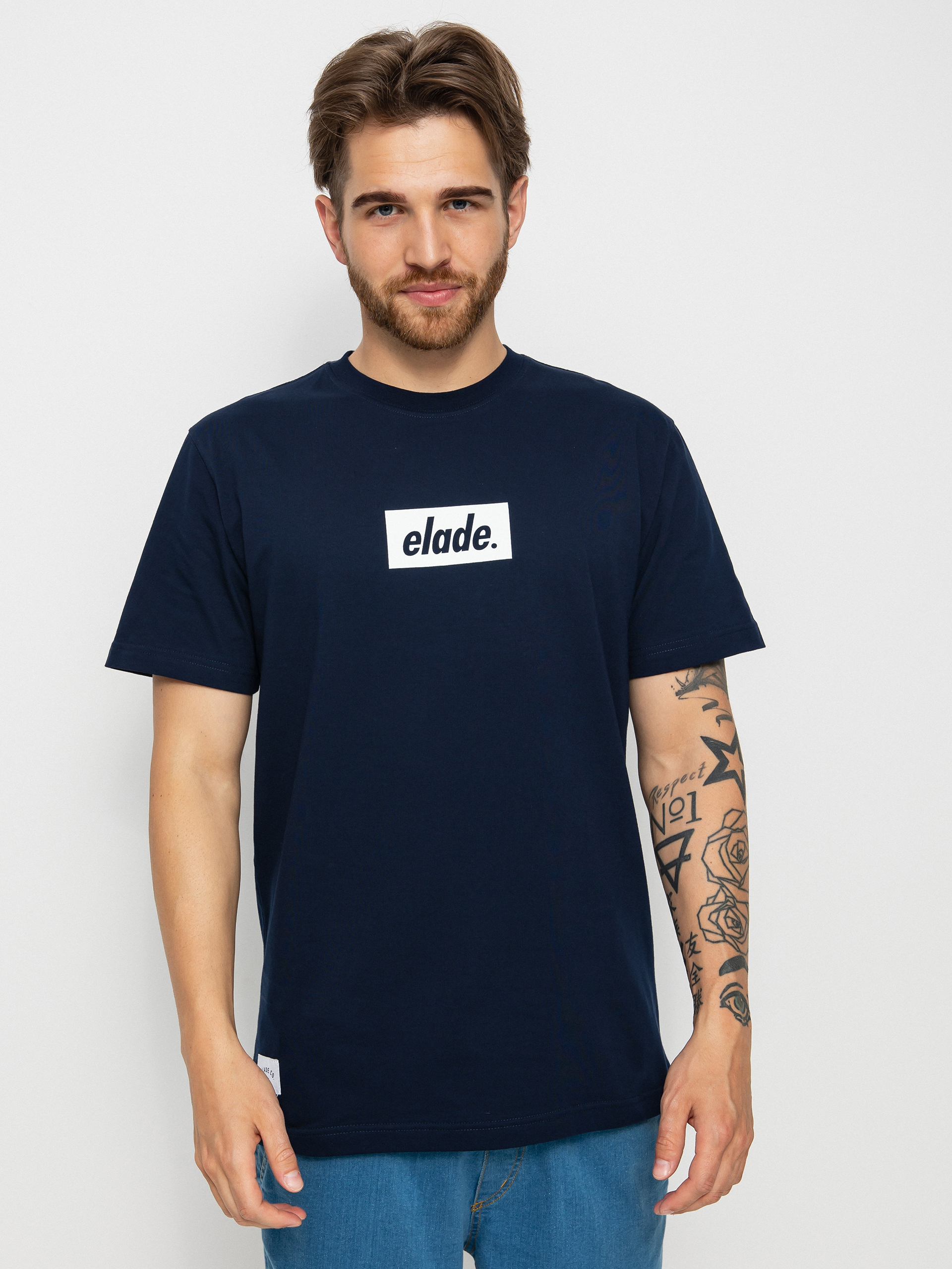 Elade Box Logo póló (blue navy)