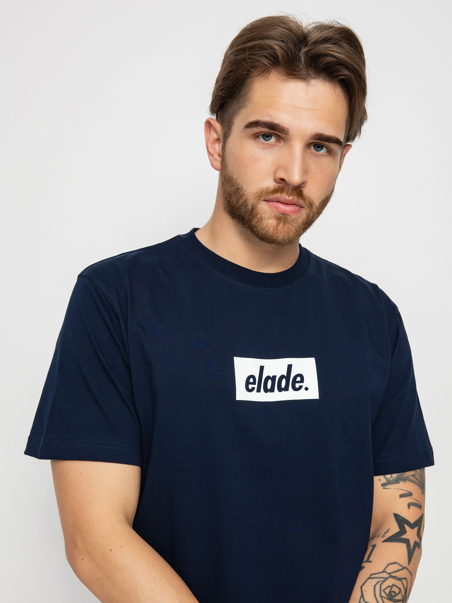Elade Box Logo póló (blue navy)