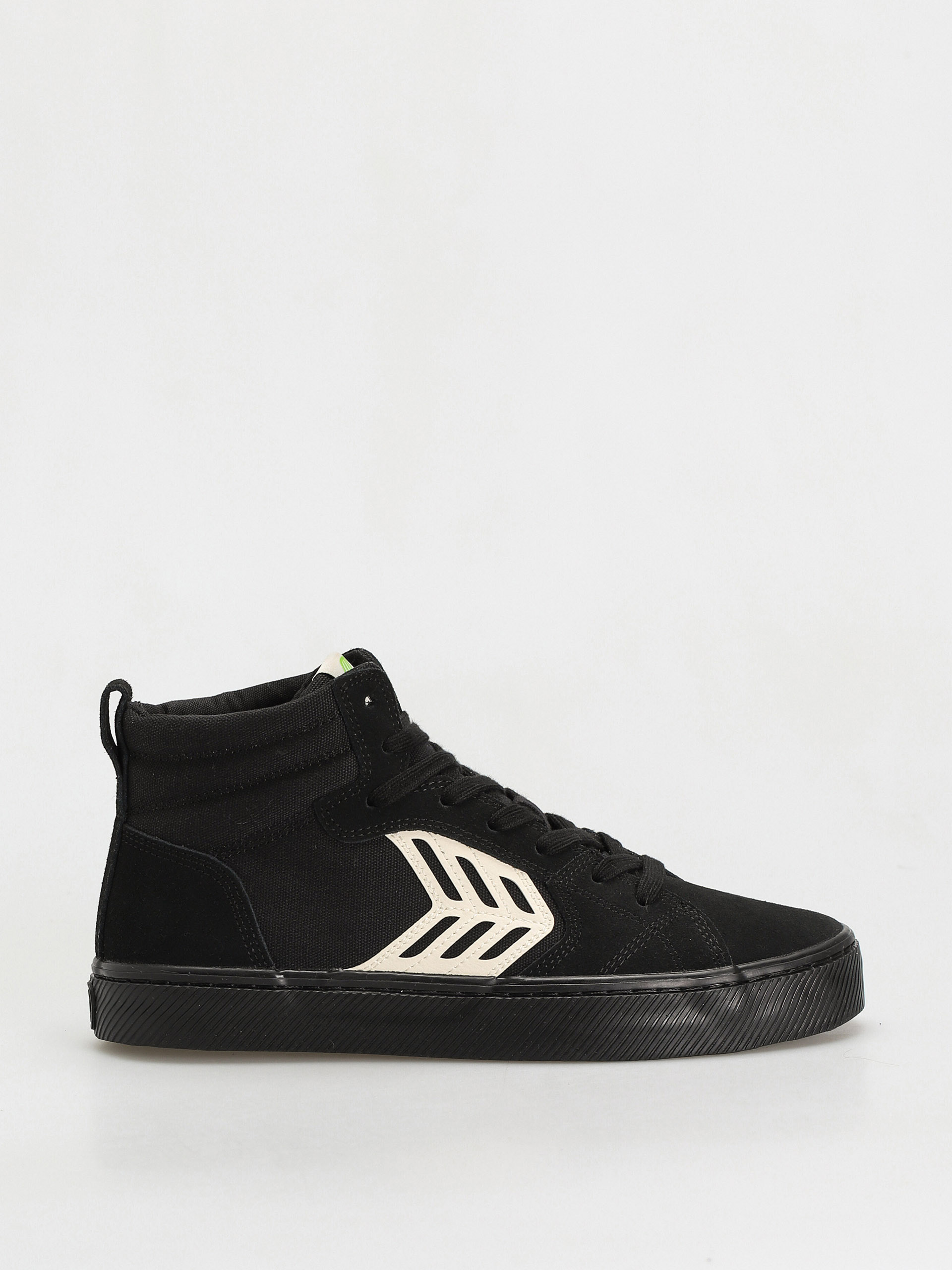 Cariuma Catiba High Pro Cipu0151k (all black suede and canvas ivory logo)