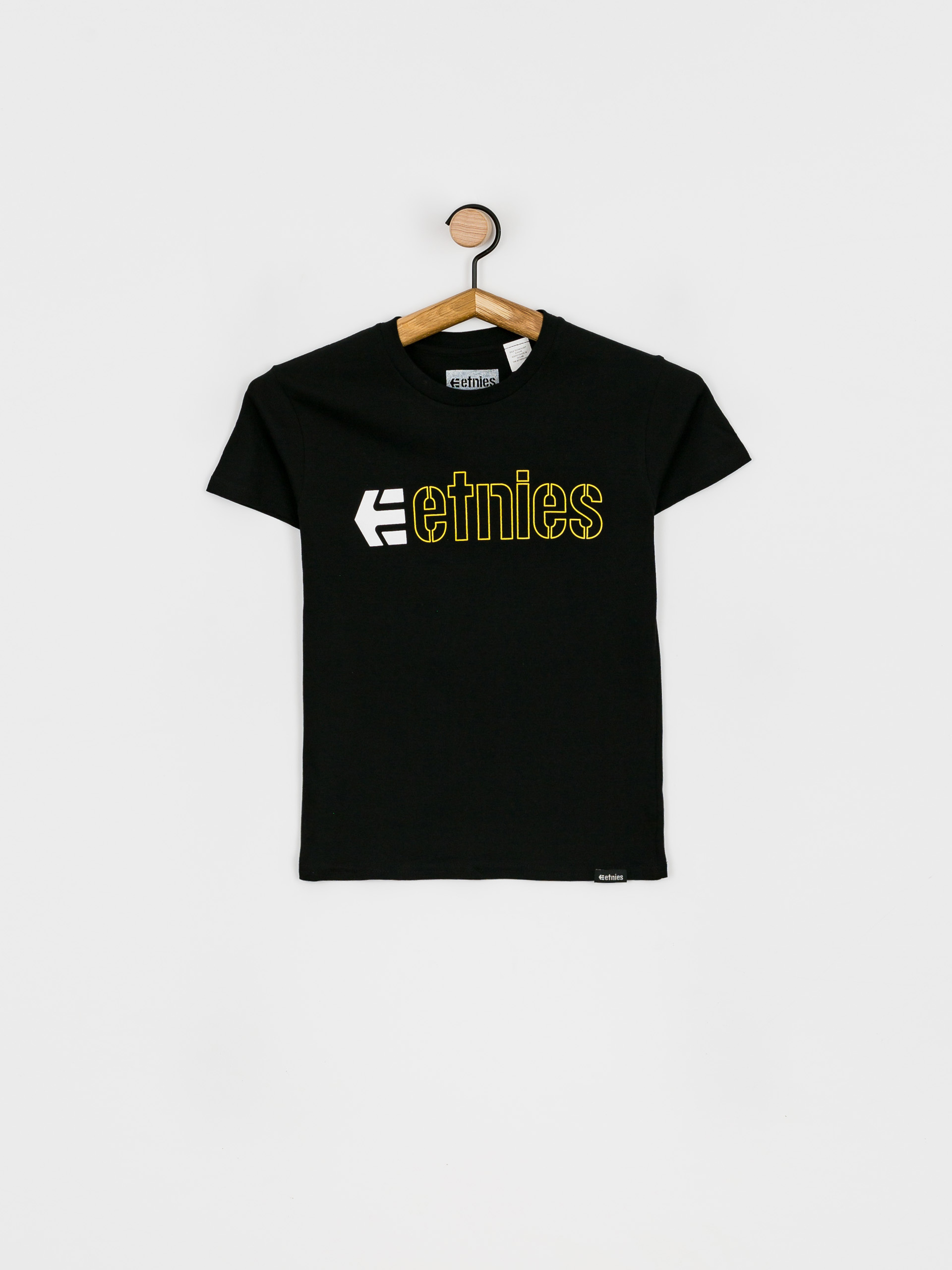 Etnies Kids Ecorp JR póló (black/white/yellow)