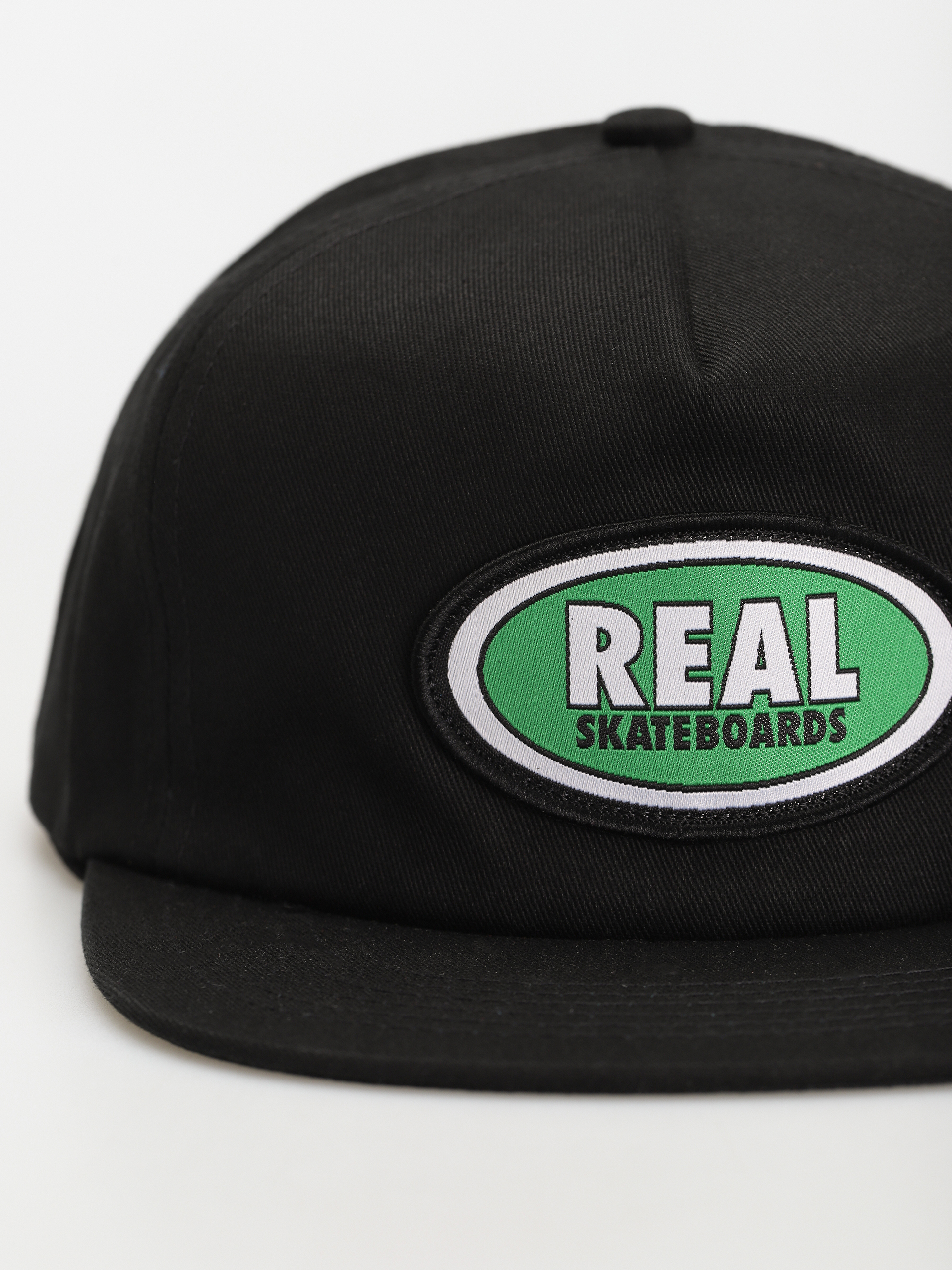 Real Adj Oval>Snapback Baseball sapka (black/green)