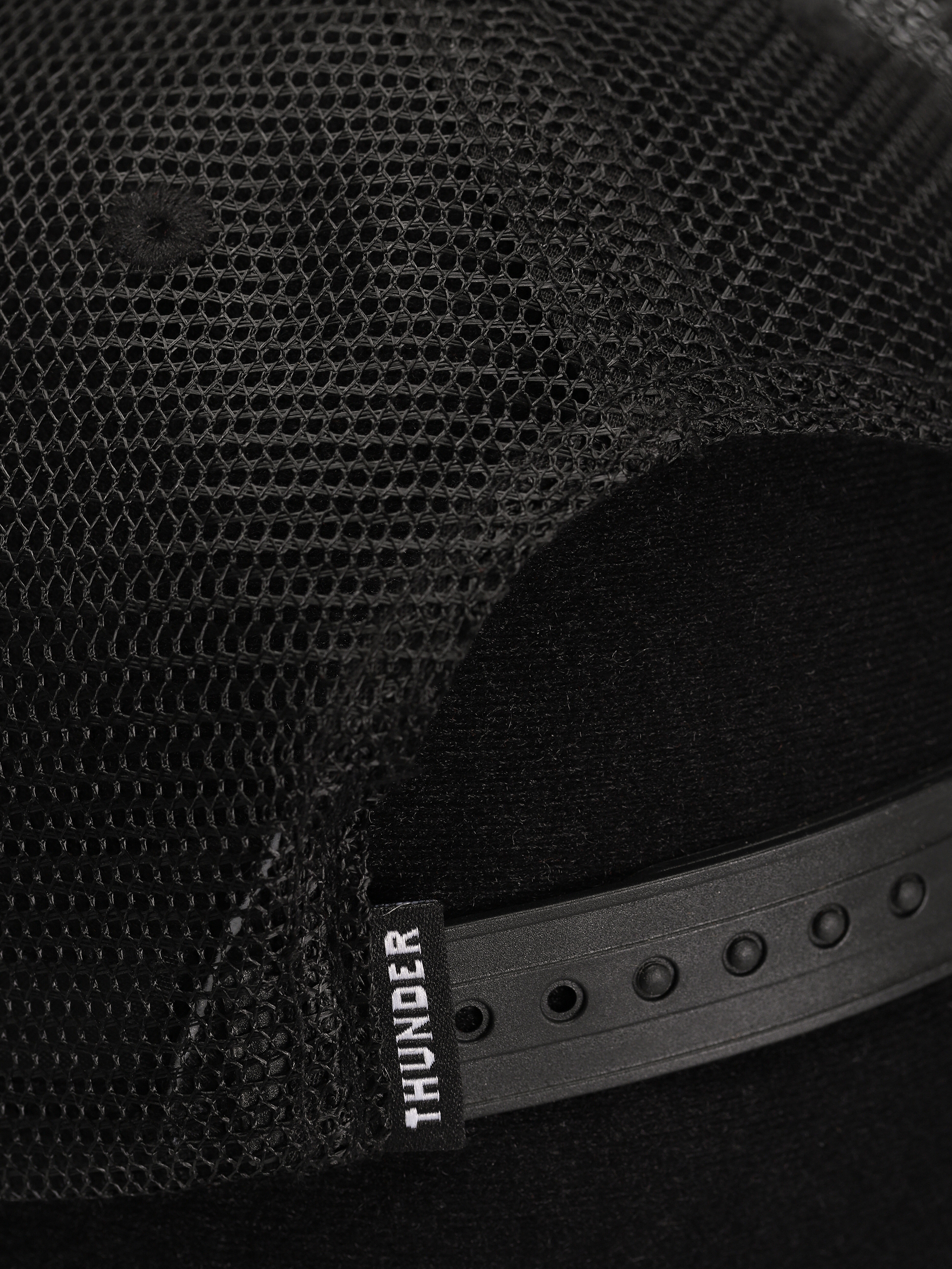 Thunder Adj Script Ptch Snapback Baseball sapka (charcoal/black)