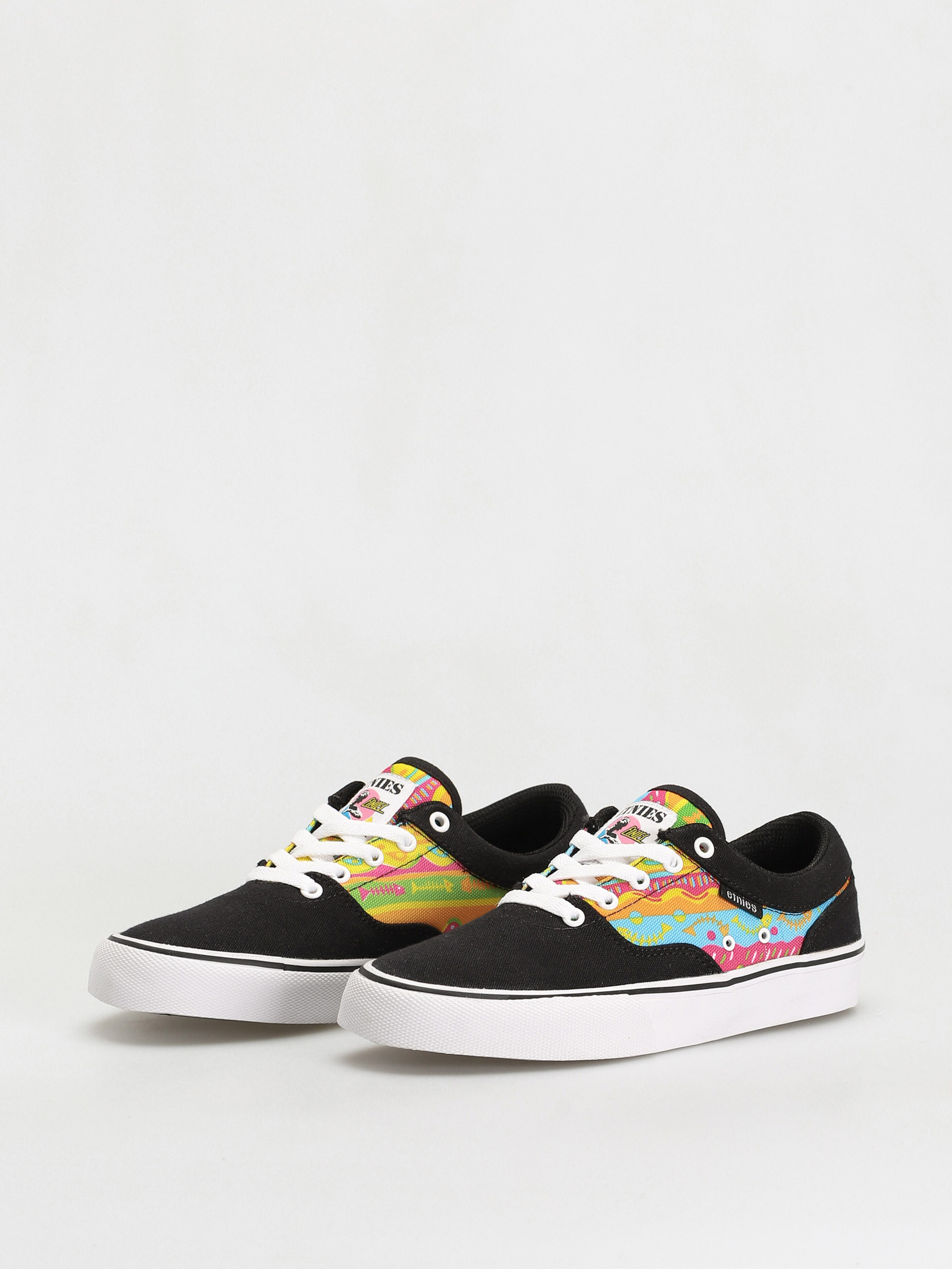 Etnies Factor Cipők (black/white/print)