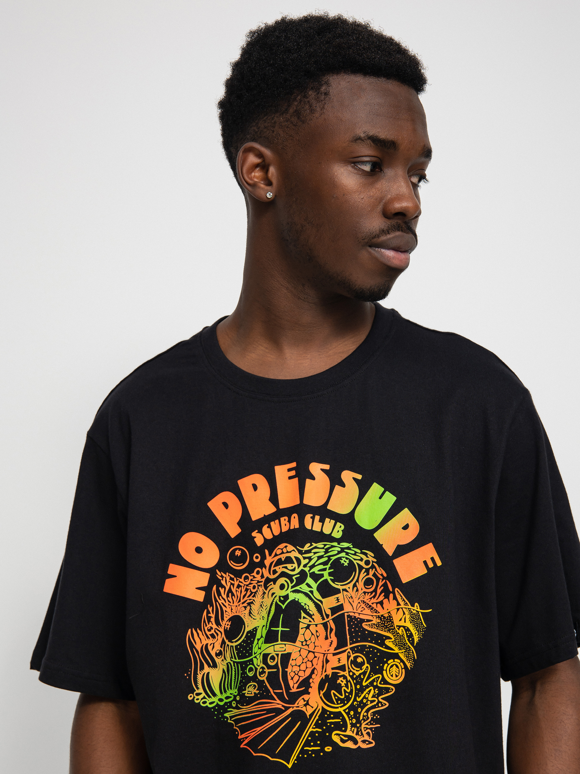 Element No Pressure póló (flint black)