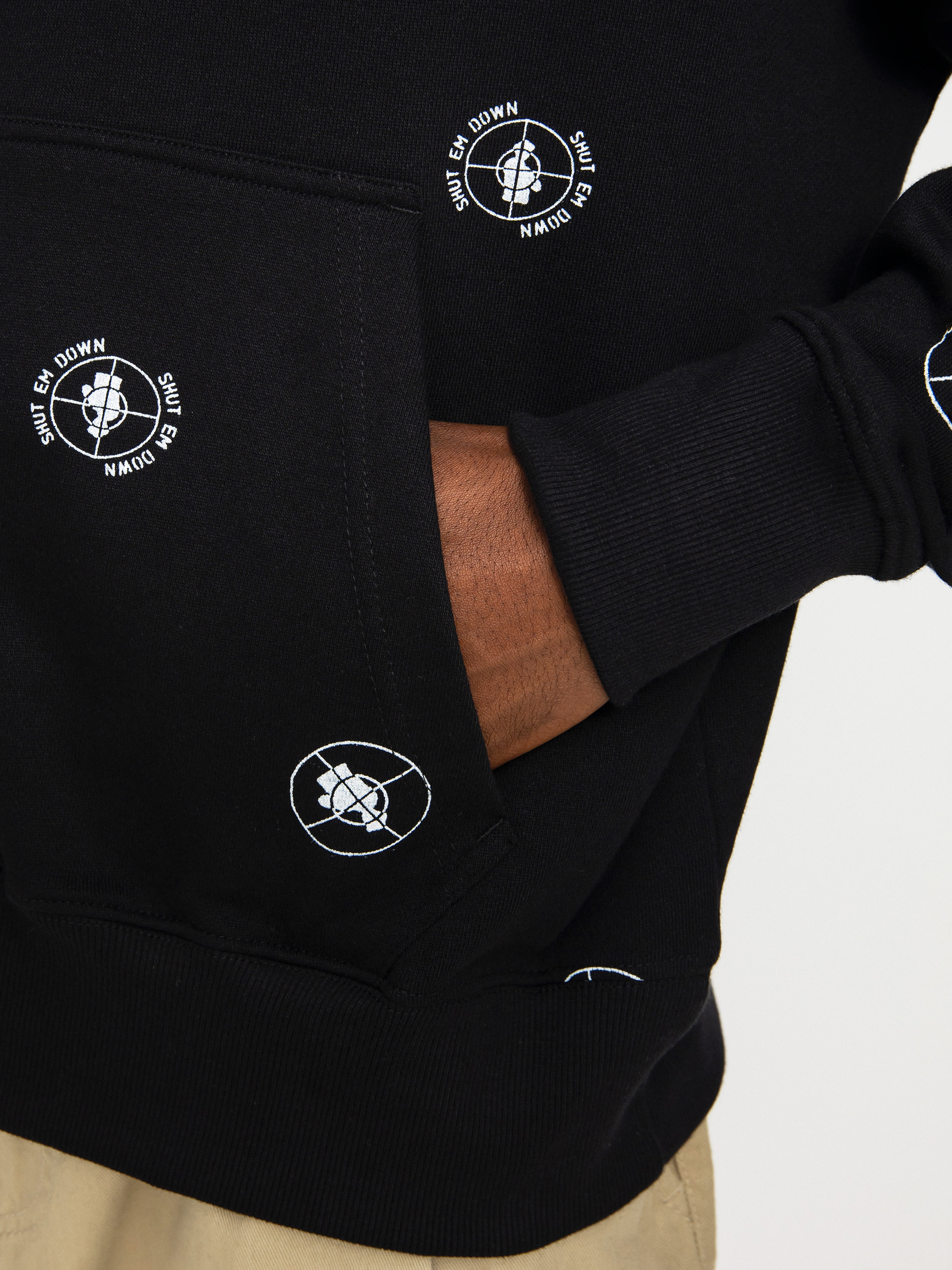 Element Pexe Polka HD Kapucnis pulóver (black)