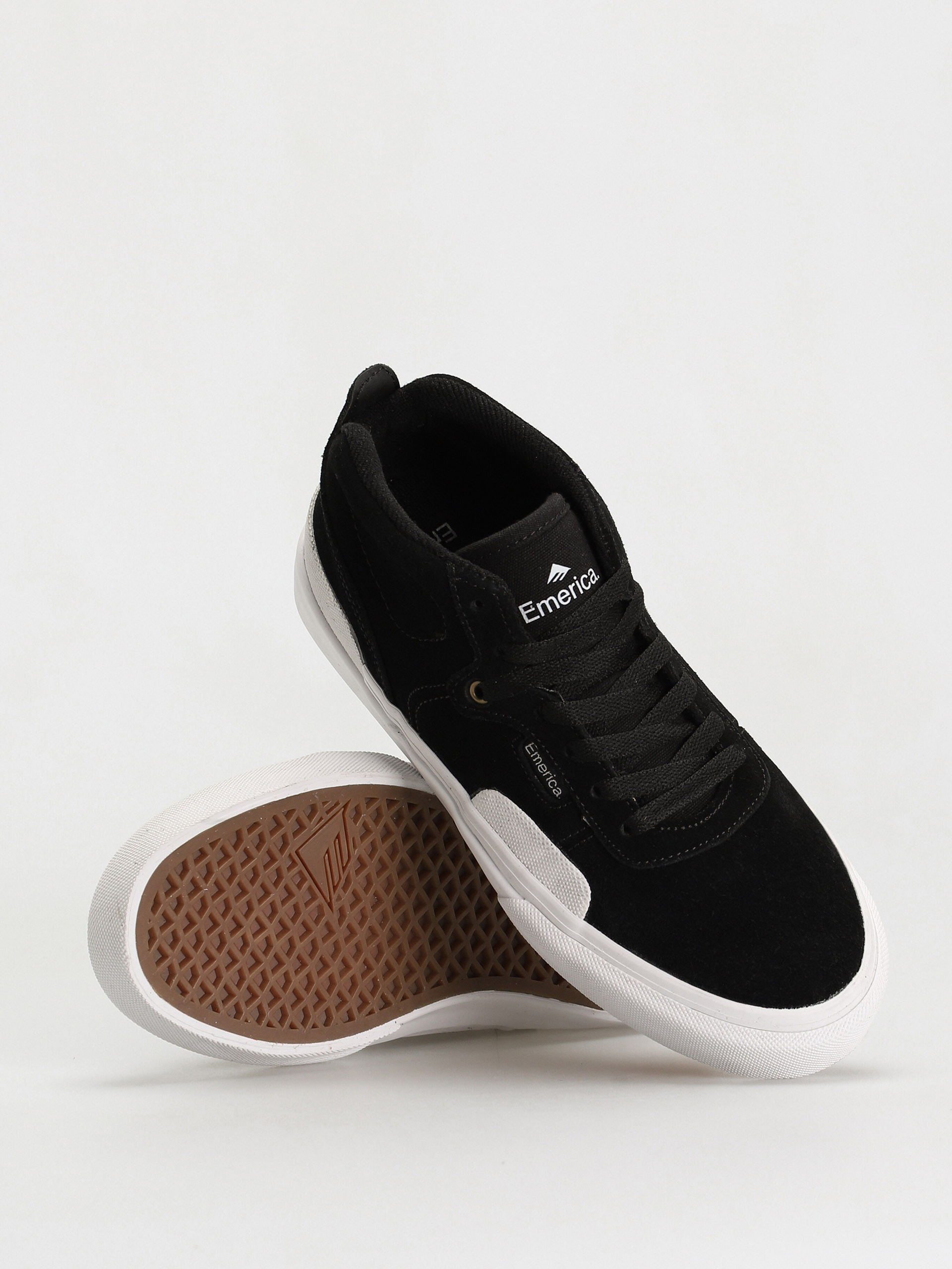 Emerica Pillar Youth Cipők (black/white/gold)