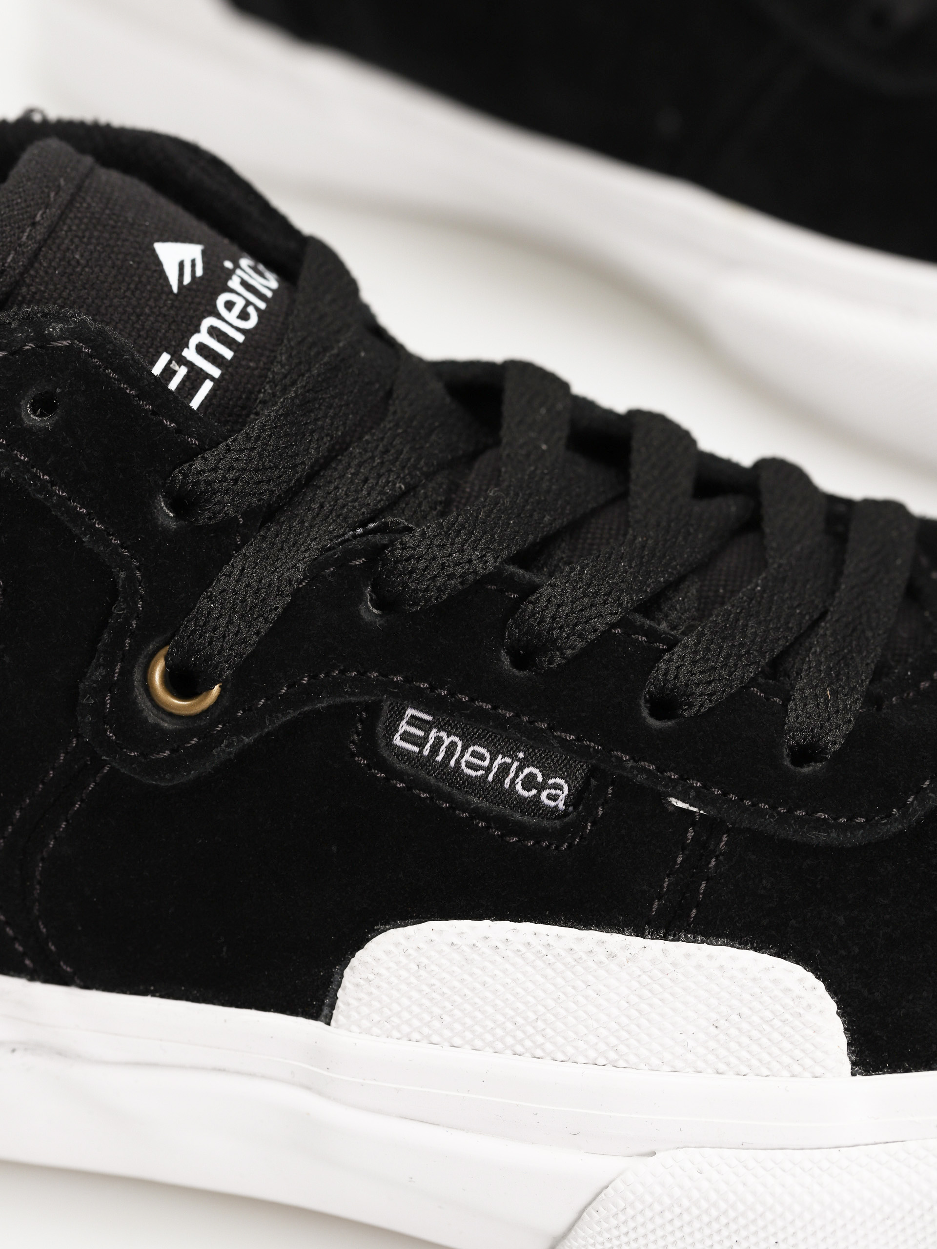 Emerica Pillar Youth Cipők (black/white/gold)